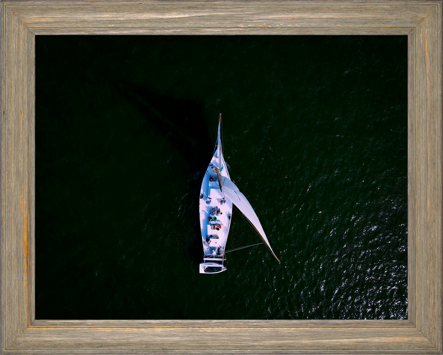 2022 Deal Island Skipjack Races - Top Down Skipjack -- Digital Print