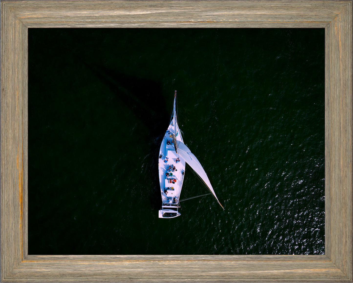 2022 Deal Island Skipjack Races - Top Down Skipjack -- Digital Print