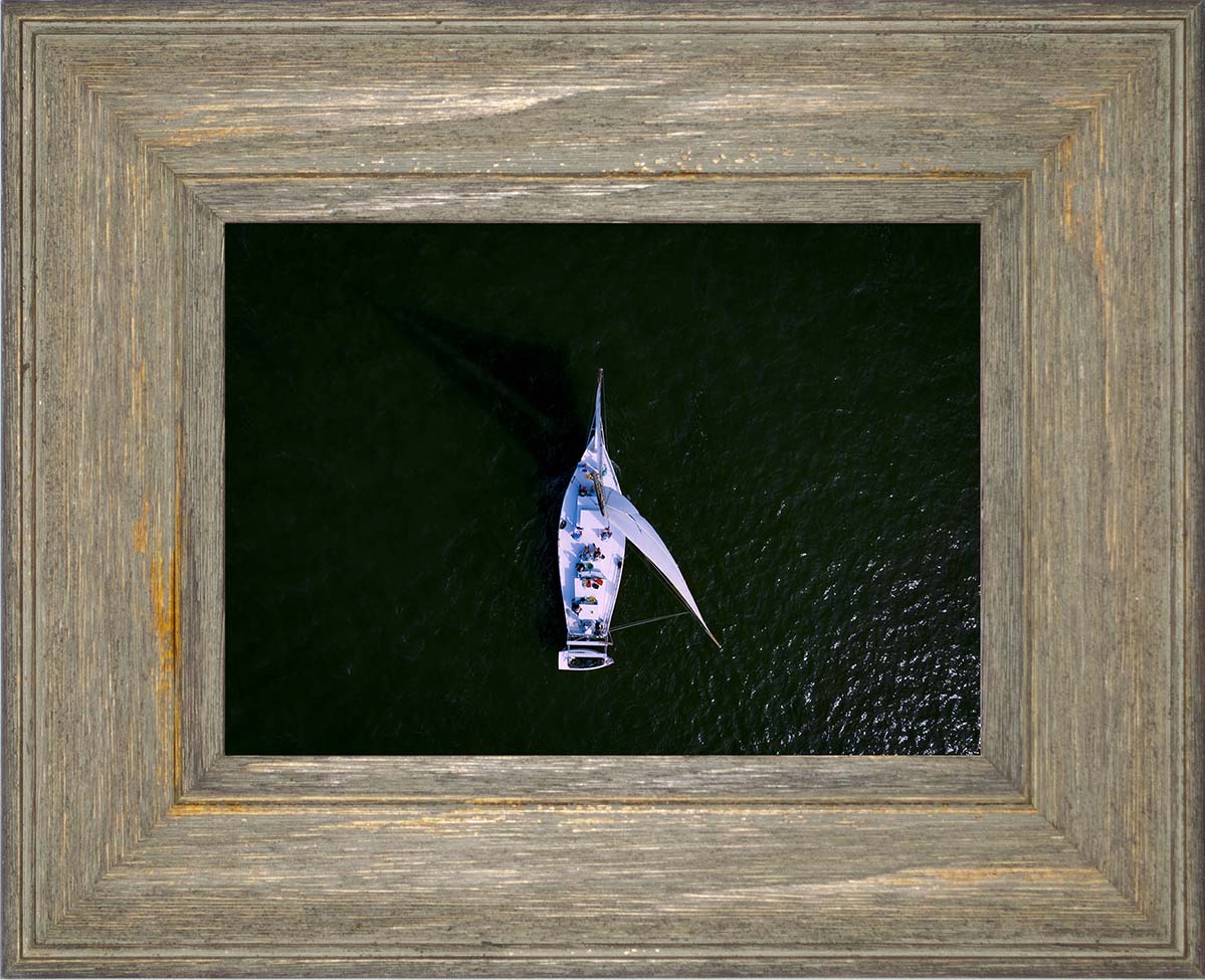 2022 Deal Island Skipjack Races - Top Down Skipjack -- Digital Print