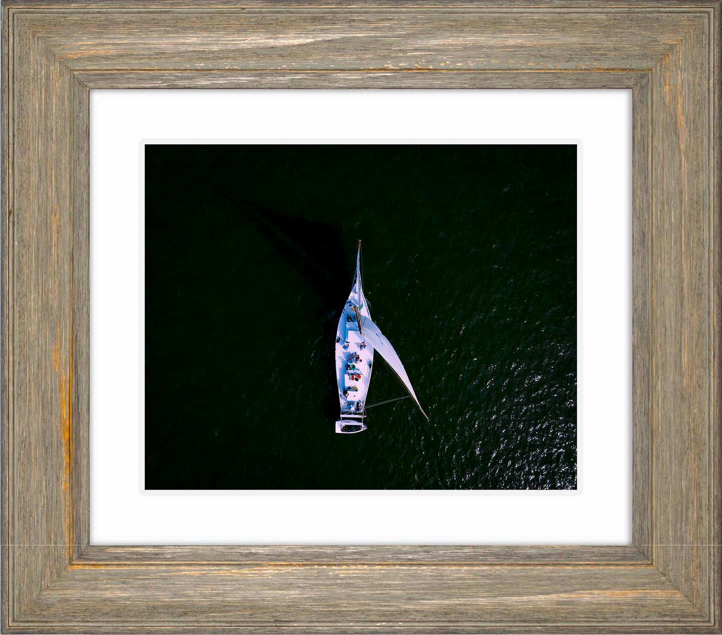 2022 Deal Island Skipjack Races - Top Down Skipjack -- Digital Print