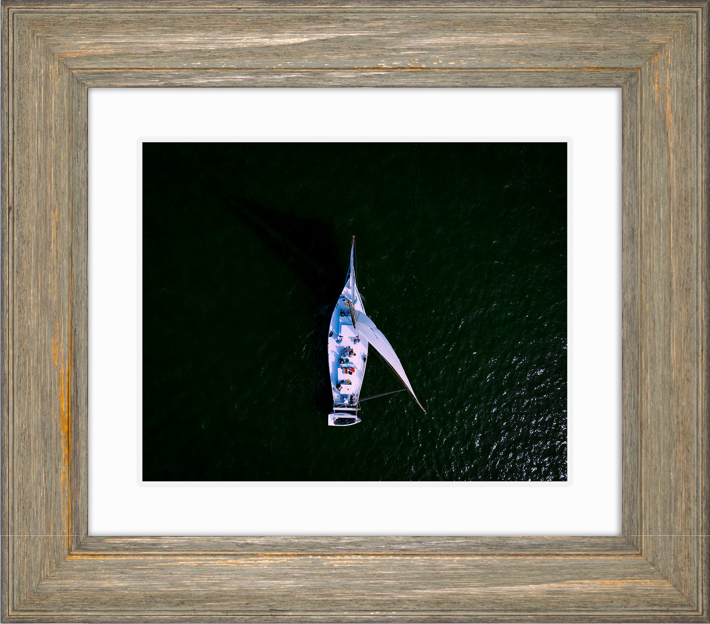 2022 Deal Island Skipjack Races - Top Down Skipjack -- Digital Print