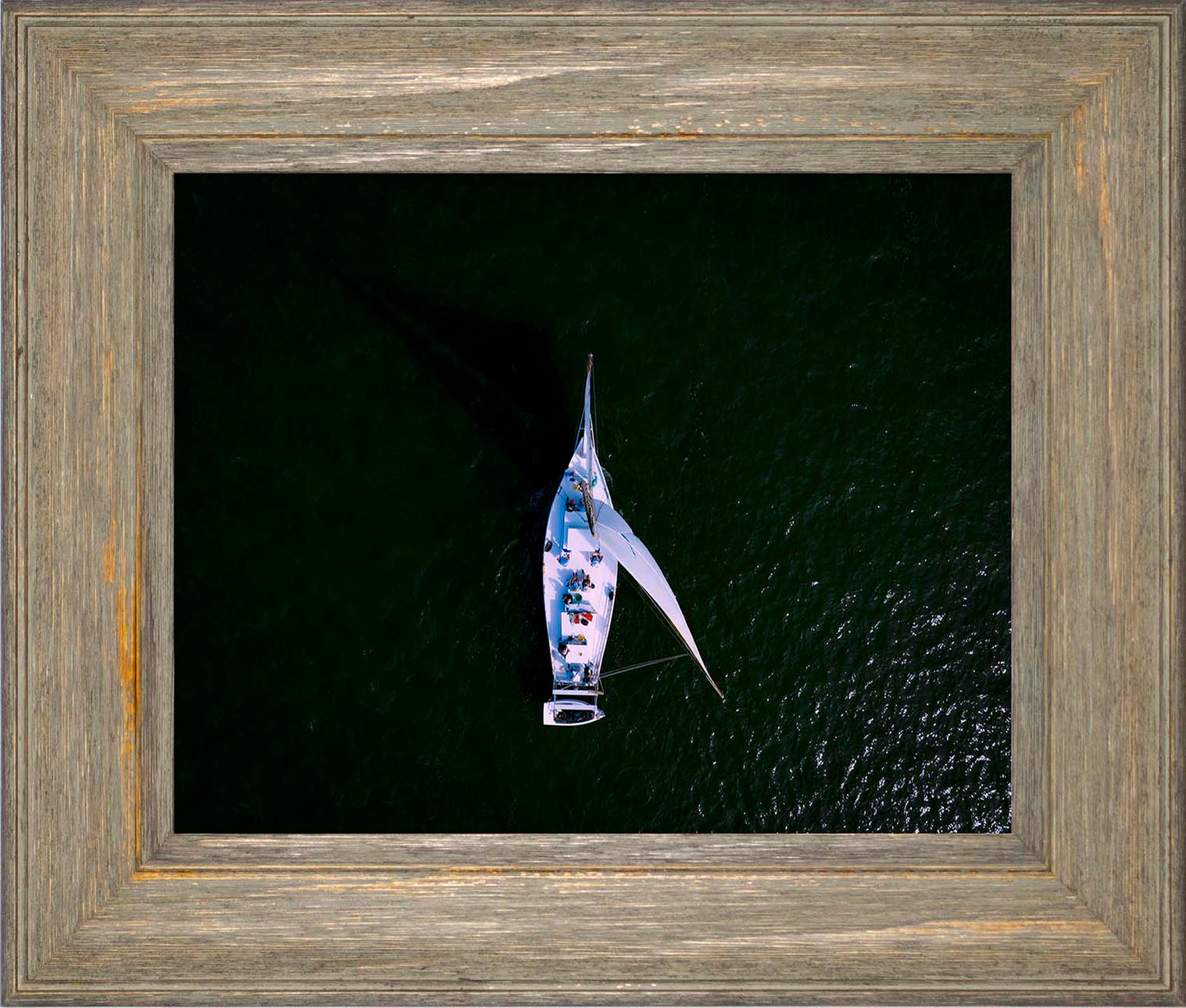 2022 Deal Island Skipjack Races - Top Down Skipjack -- Digital Print