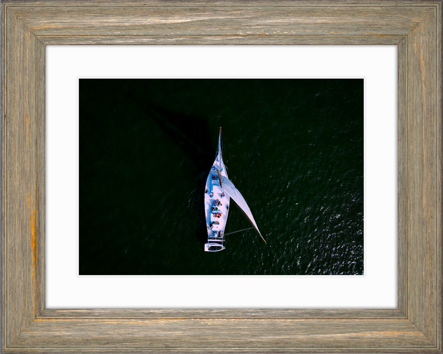 2022 Deal Island Skipjack Races - Top Down Skipjack -- Digital Print