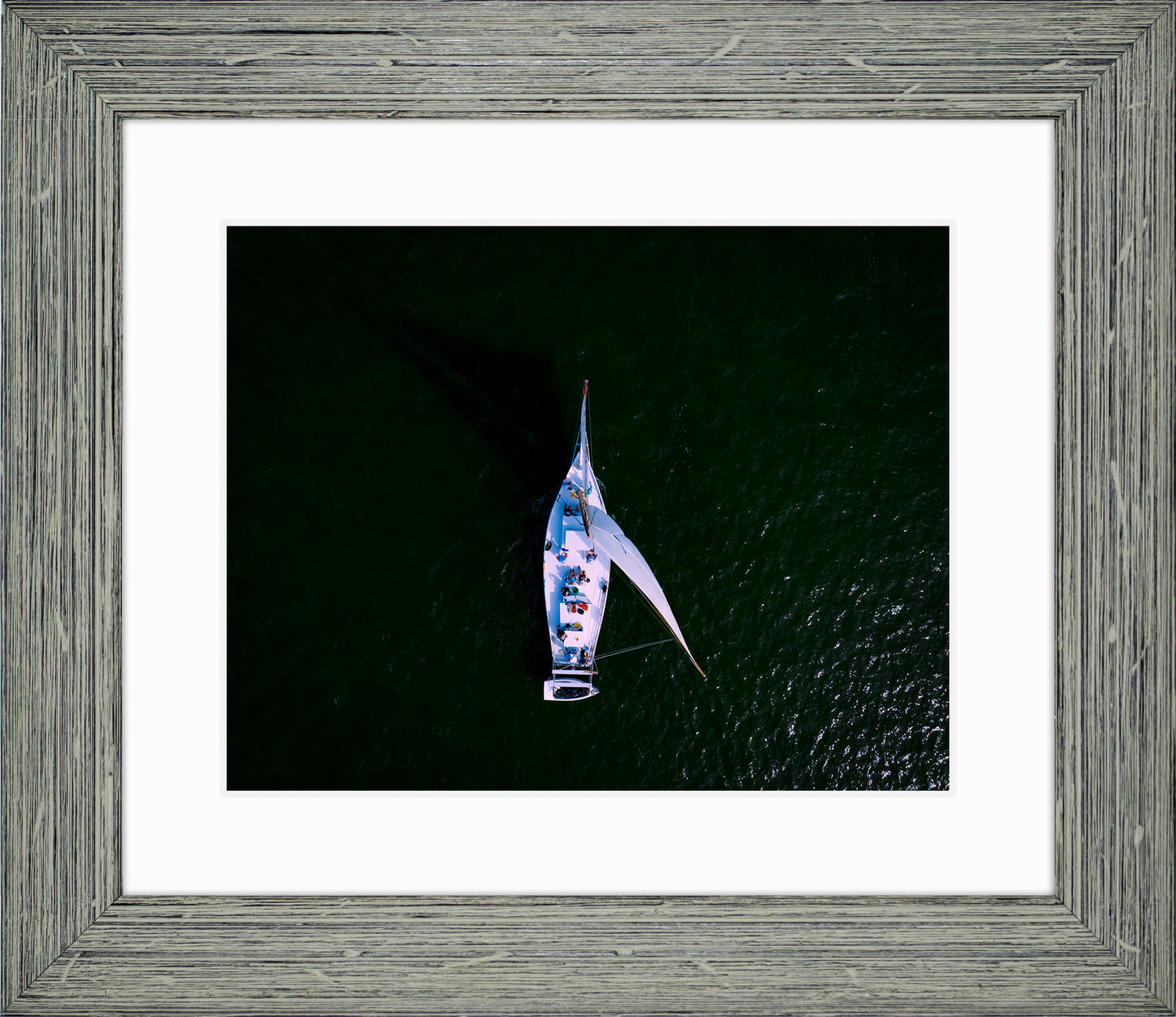 2022 Deal Island Skipjack Races - Top Down Skipjack -- Digital Print