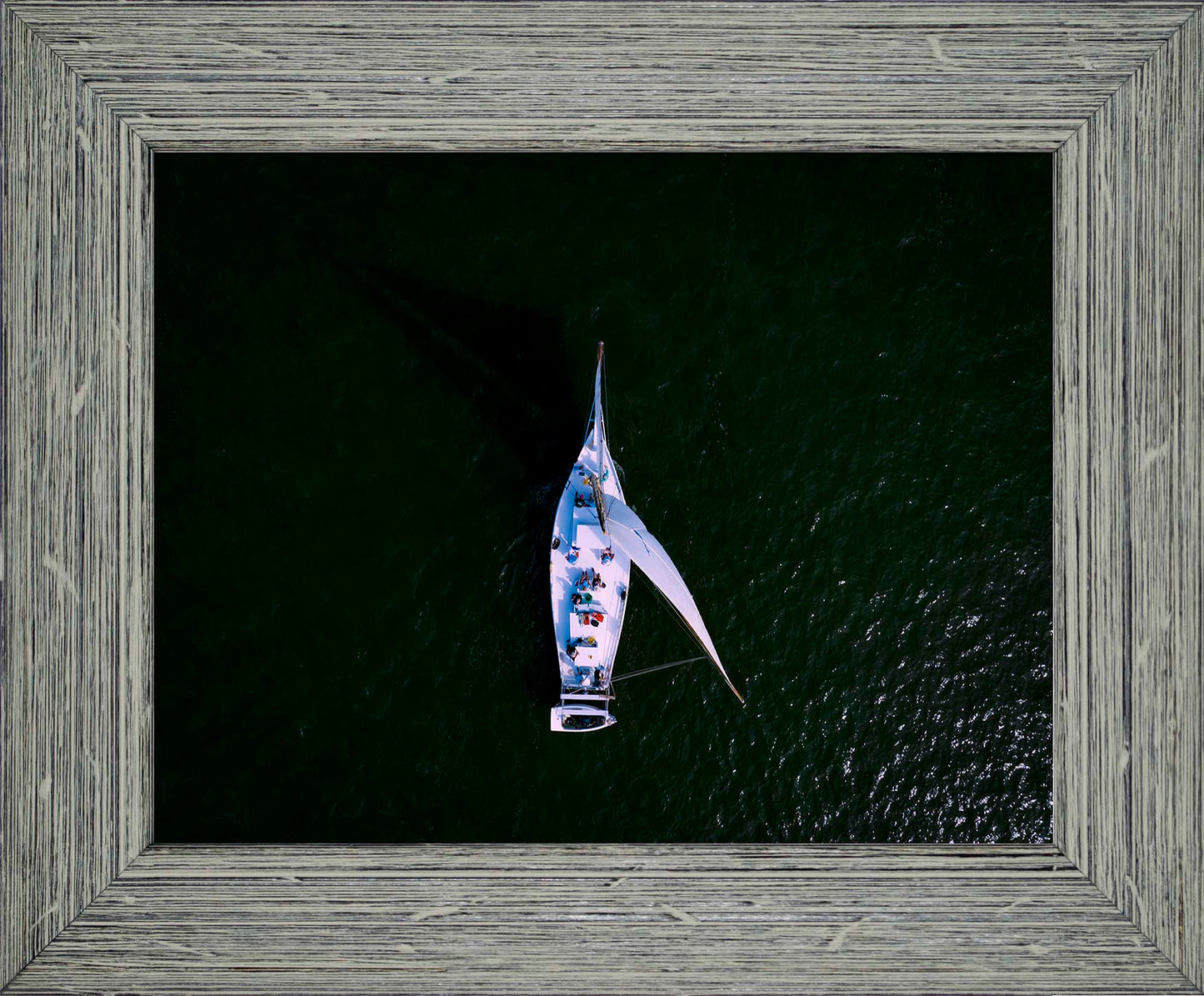 2022 Deal Island Skipjack Races - Top Down Skipjack -- Digital Print