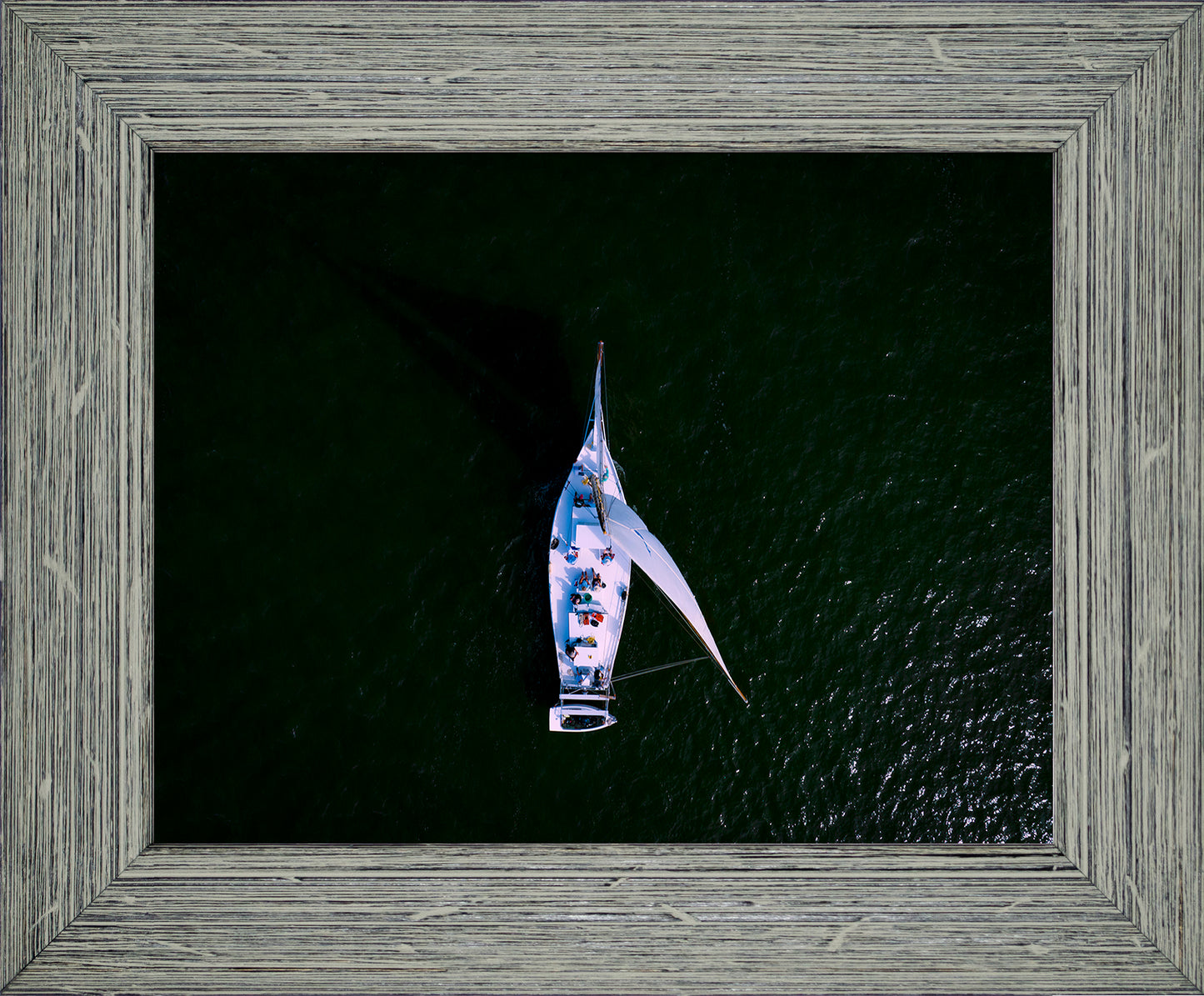 2022 Deal Island Skipjack Races - Top Down Skipjack -- Digital Print