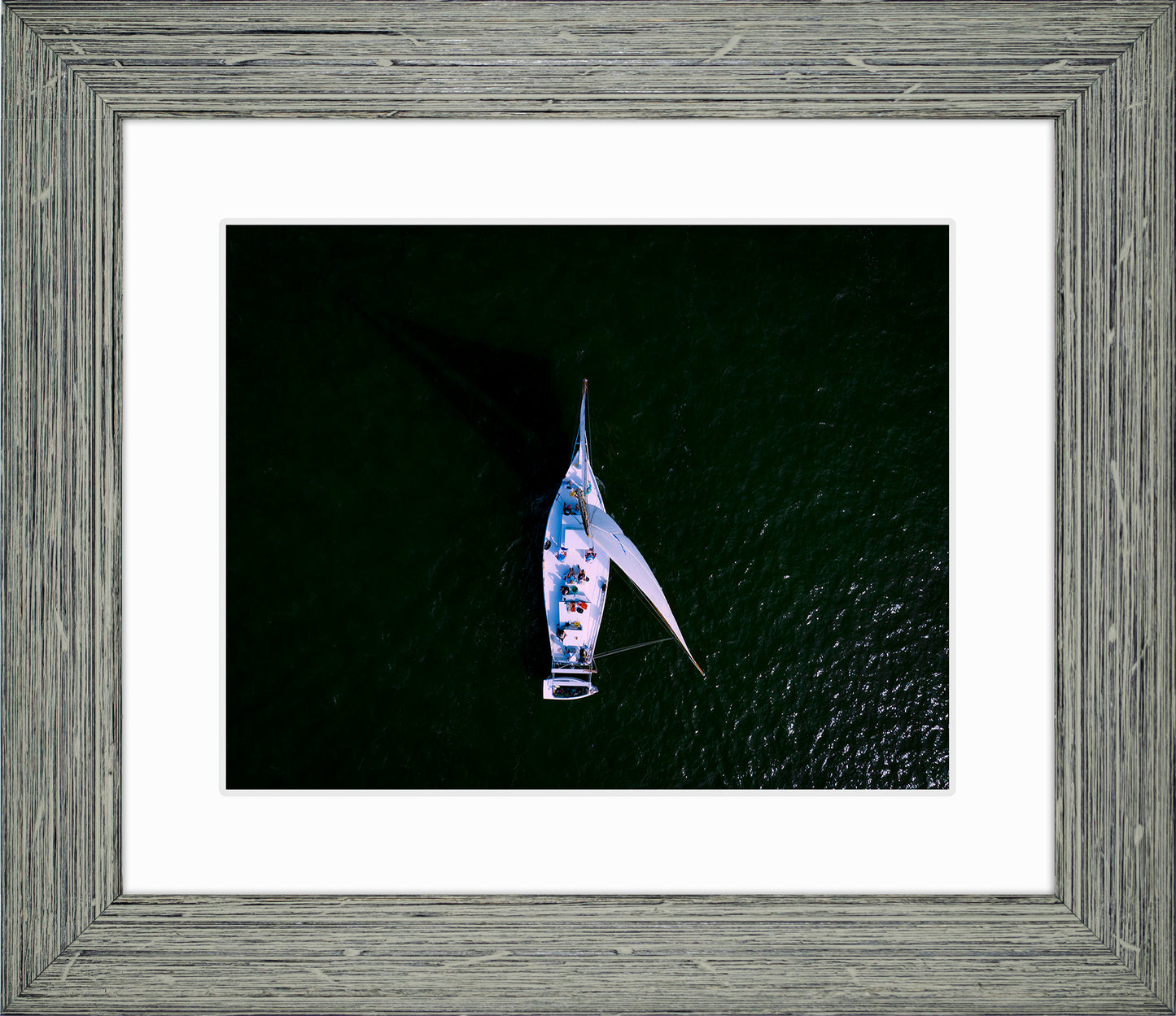 2022 Deal Island Skipjack Races - Top Down Skipjack -- Digital Print