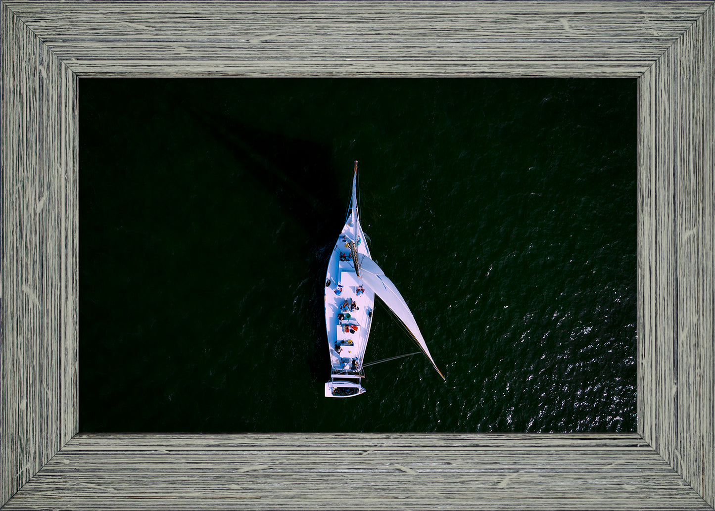 2022 Deal Island Skipjack Races - Top Down Skipjack -- Digital Print