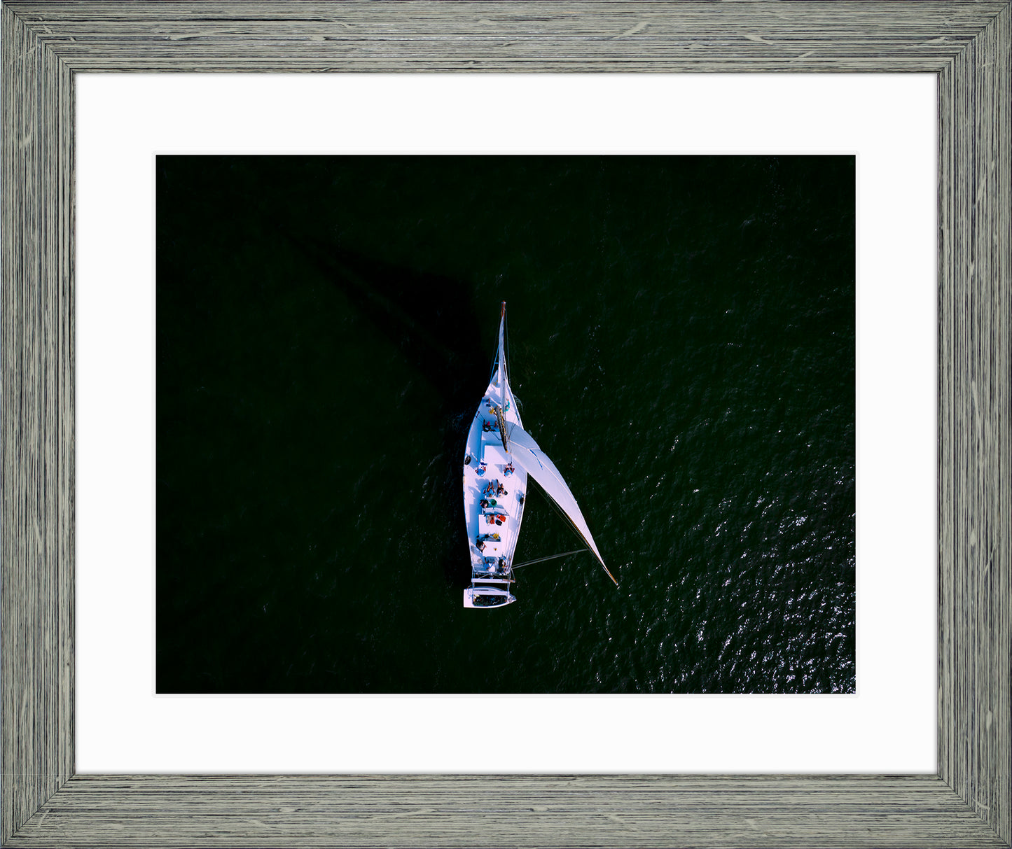 2022 Deal Island Skipjack Races - Top Down Skipjack -- Digital Print