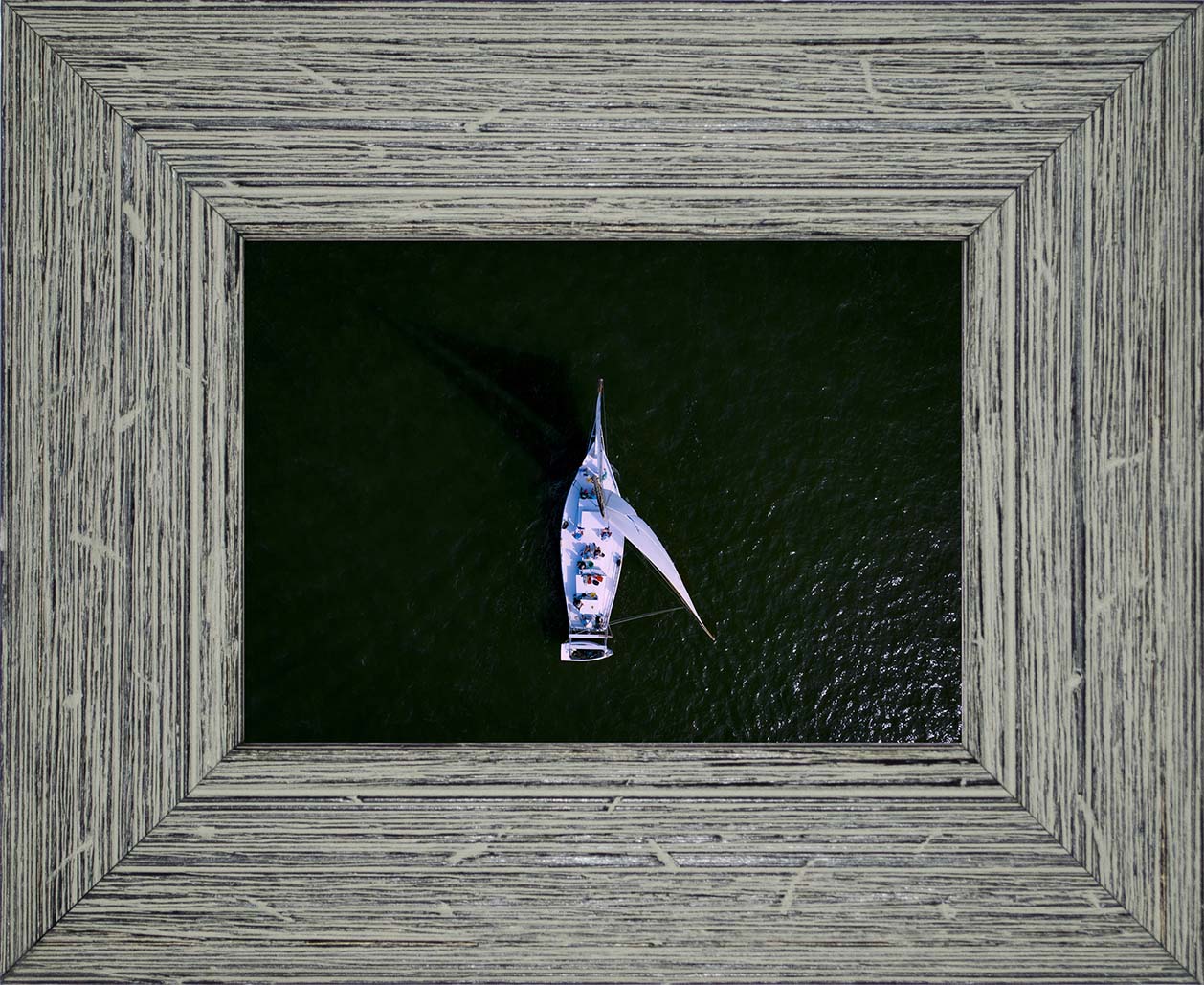 2022 Deal Island Skipjack Races - Top Down Skipjack -- Digital Print