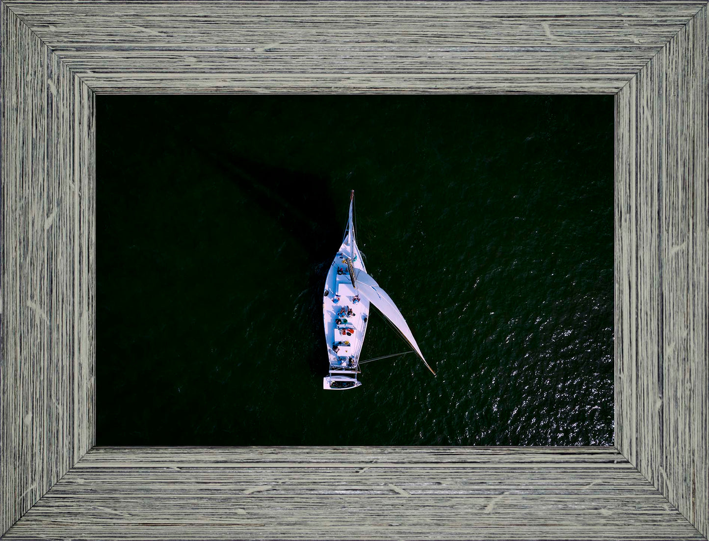 2022 Deal Island Skipjack Races - Top Down Skipjack -- Digital Print