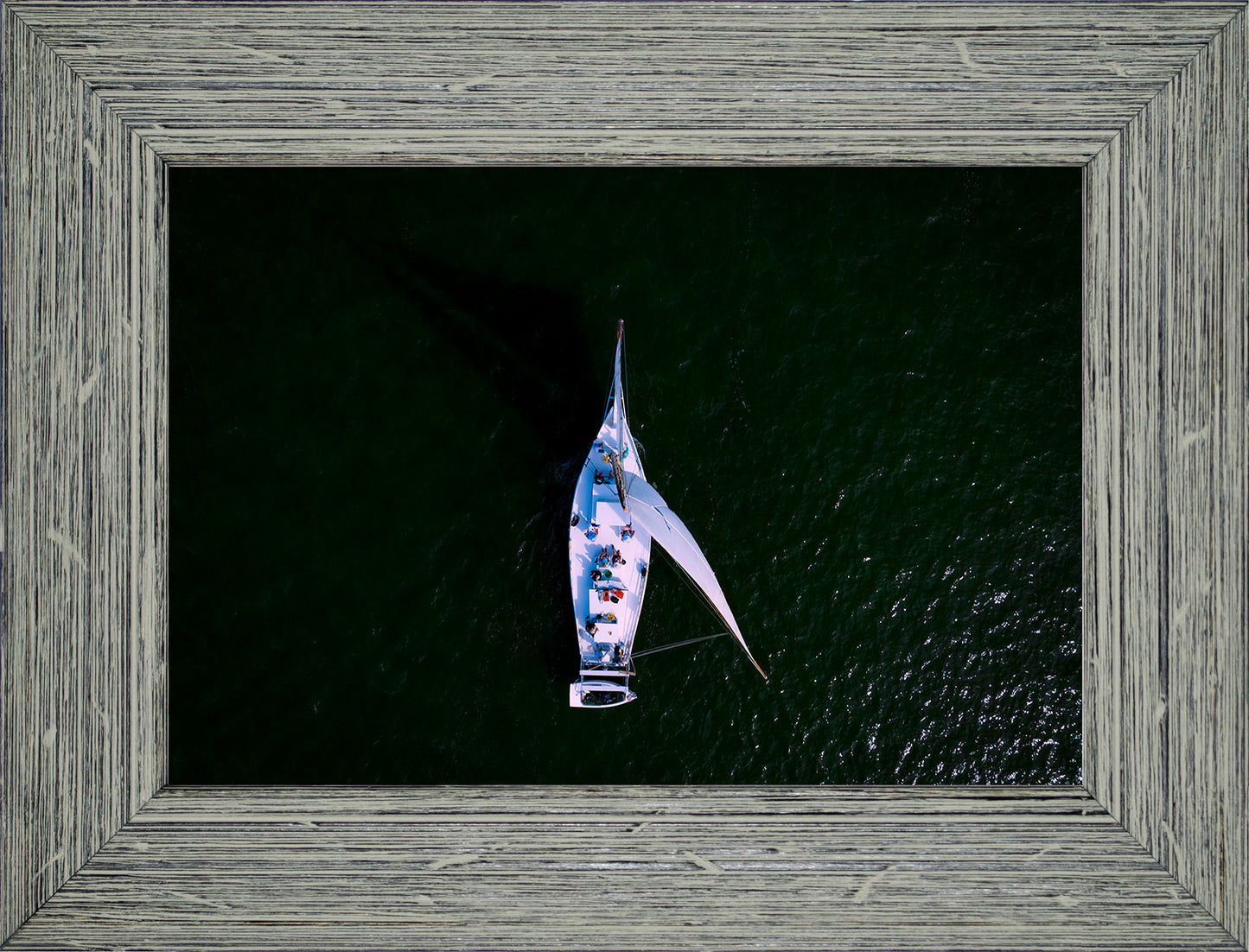 2022 Deal Island Skipjack Races - Top Down Skipjack -- Digital Print