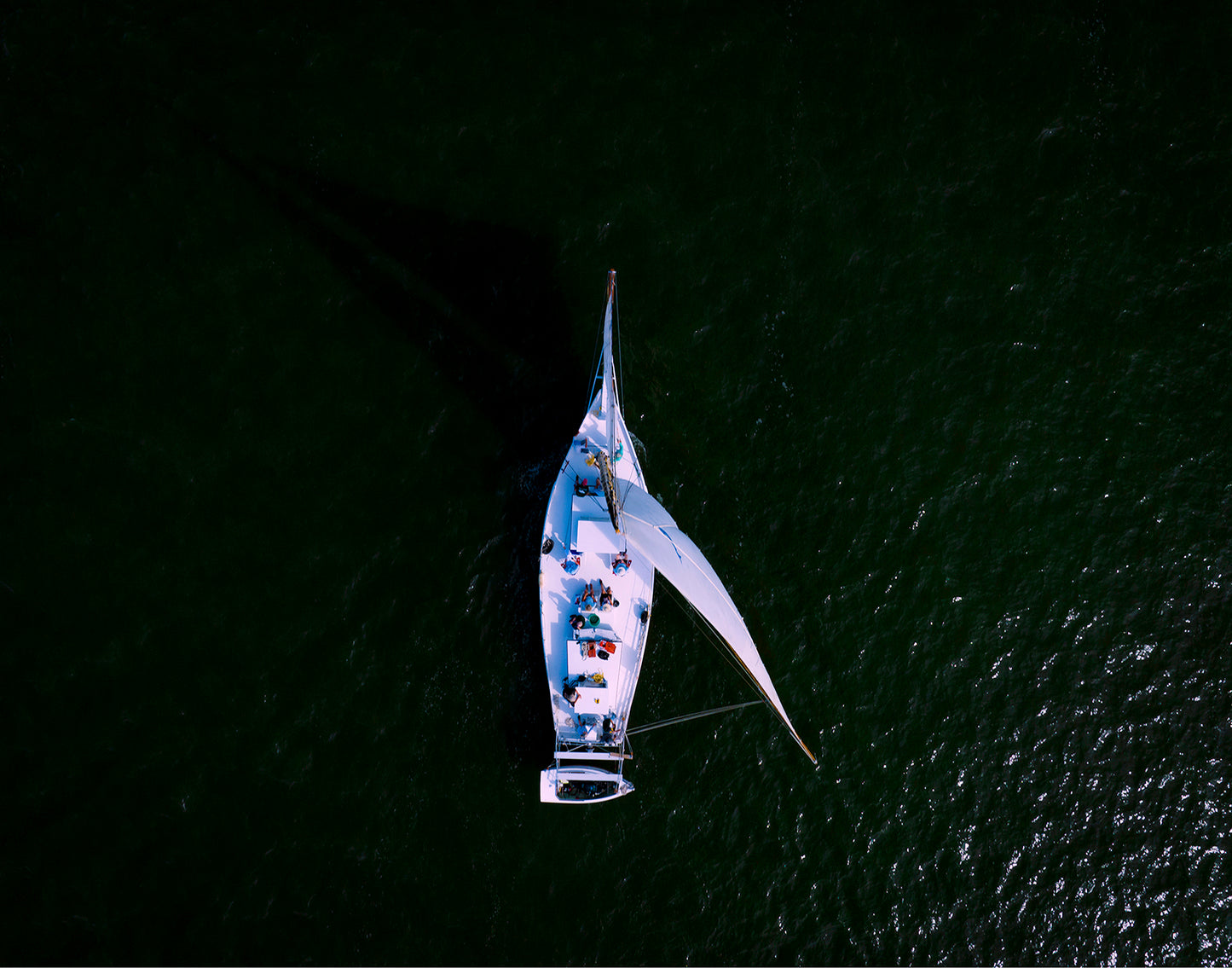 2022 Deal Island Skipjack Races - Top Down Skipjack -- Digital Print