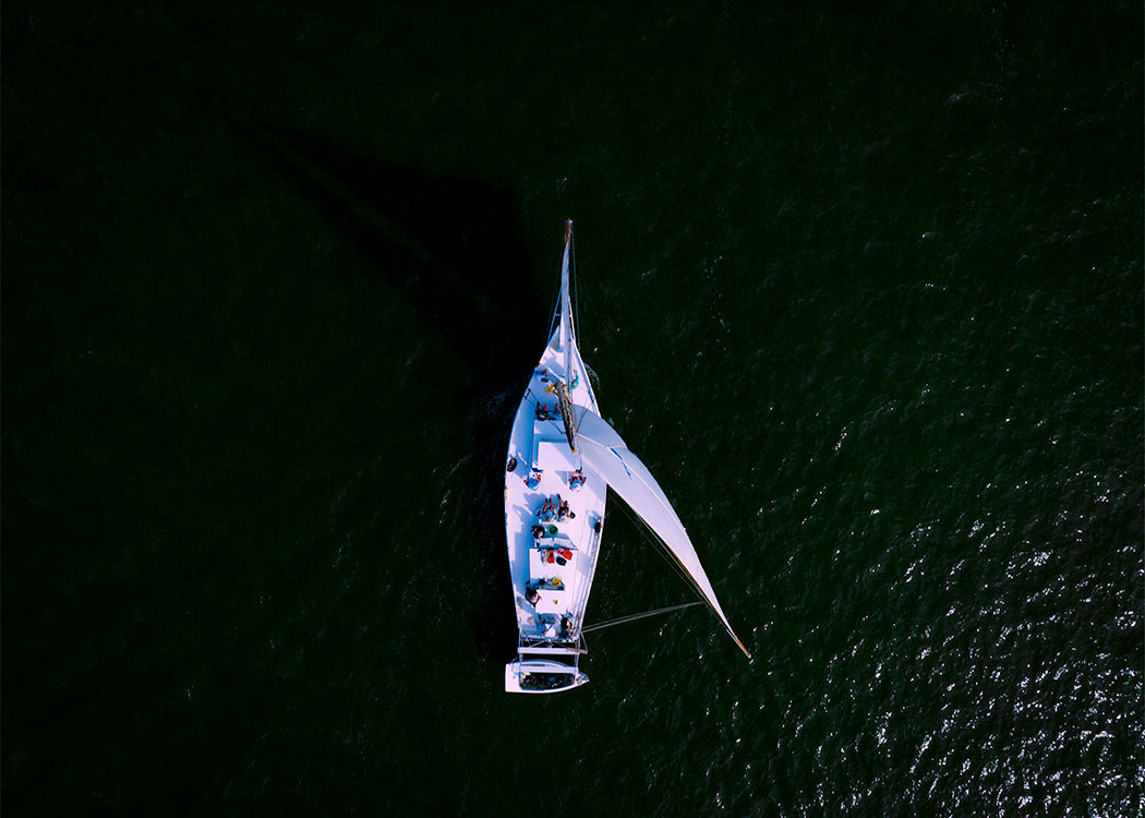 2022 Deal Island Skipjack Races - Top Down Skipjack -- Digital Print