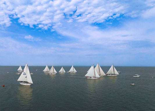 2023 Deal Island Skipjack Races - And It Begins -- Digital Print