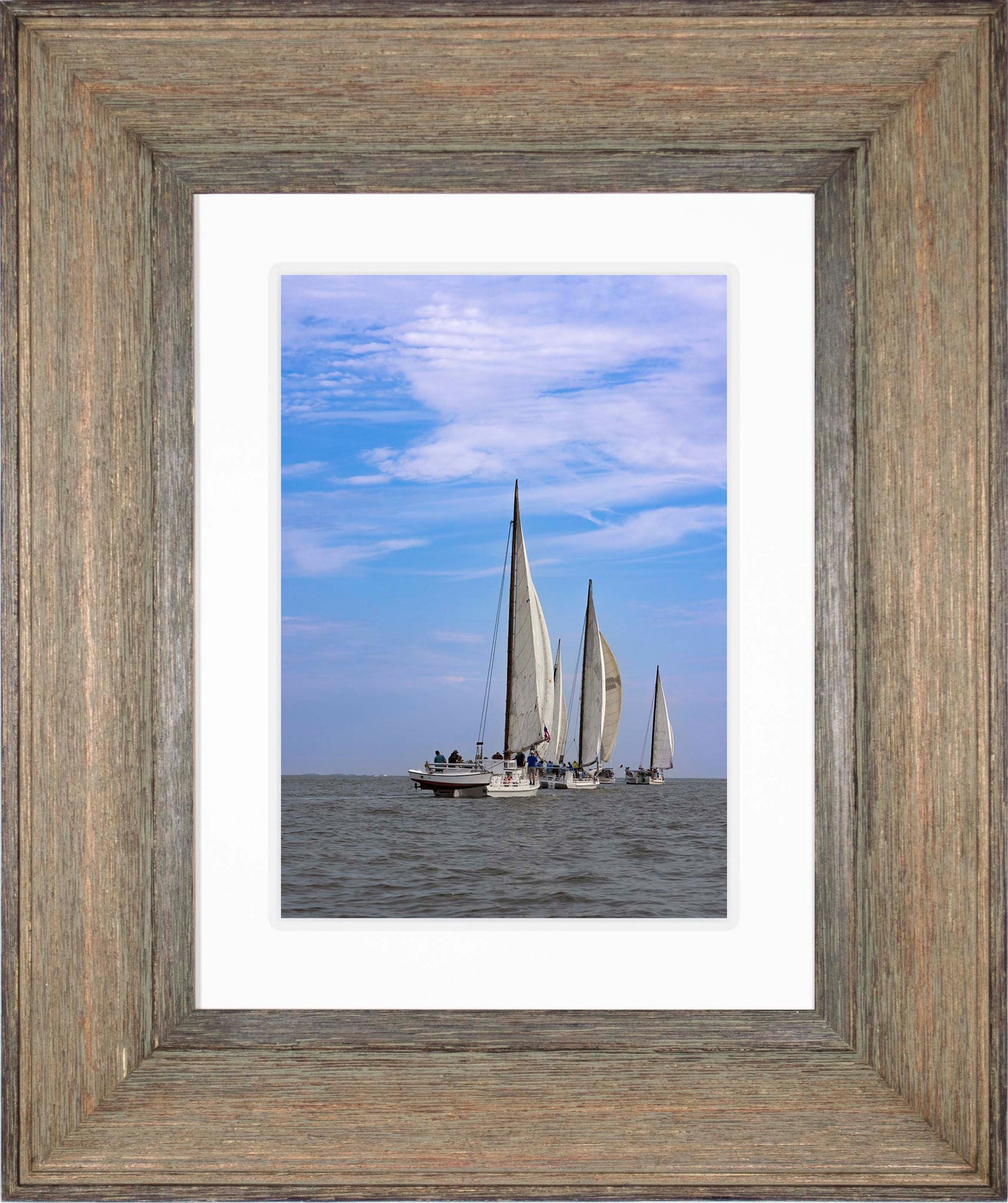 2023 Deal Island Skipjack Races - Committee Boat Run -- Digital Print