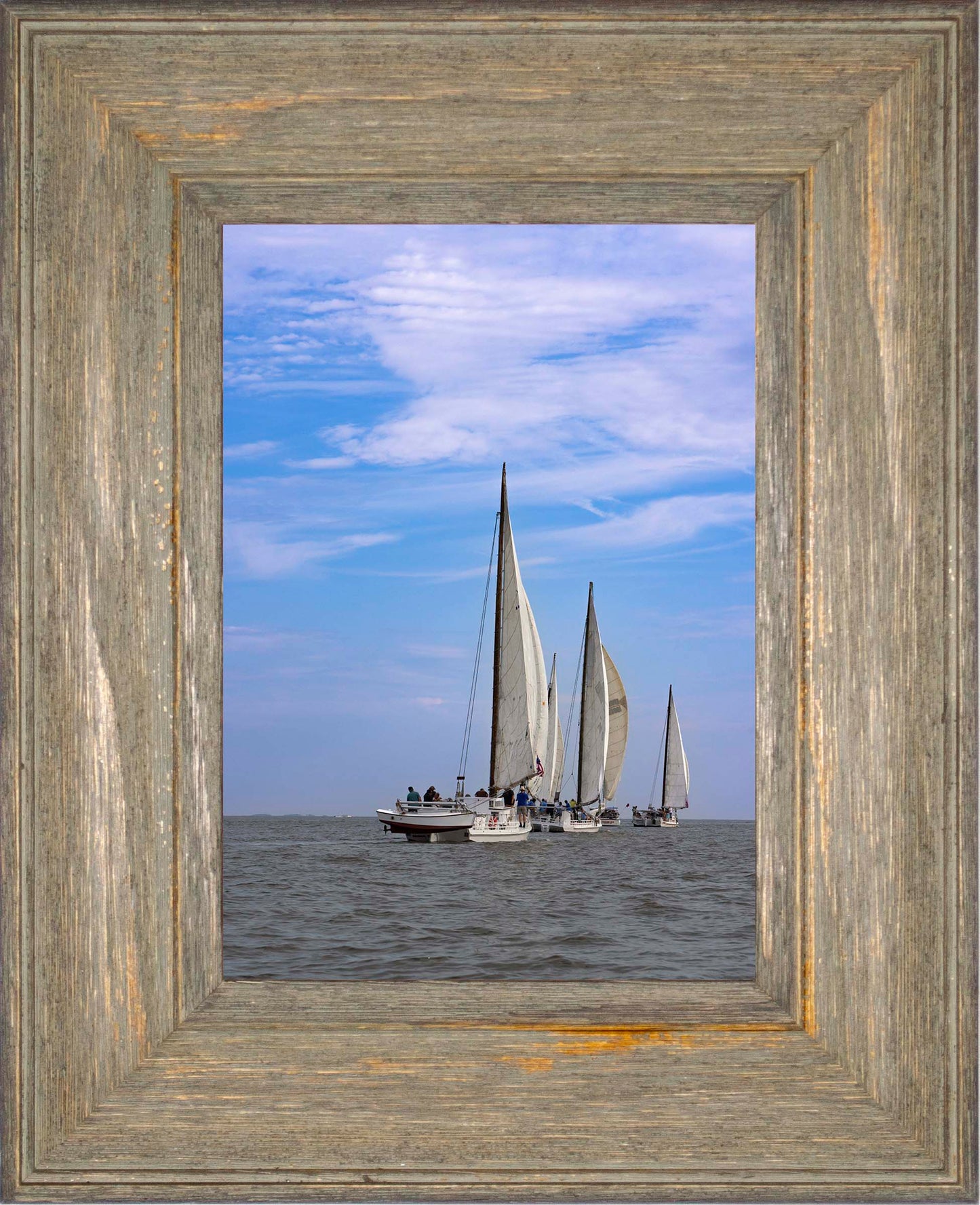 2023 Deal Island Skipjack Races - Committee Boat Run -- Digital Print