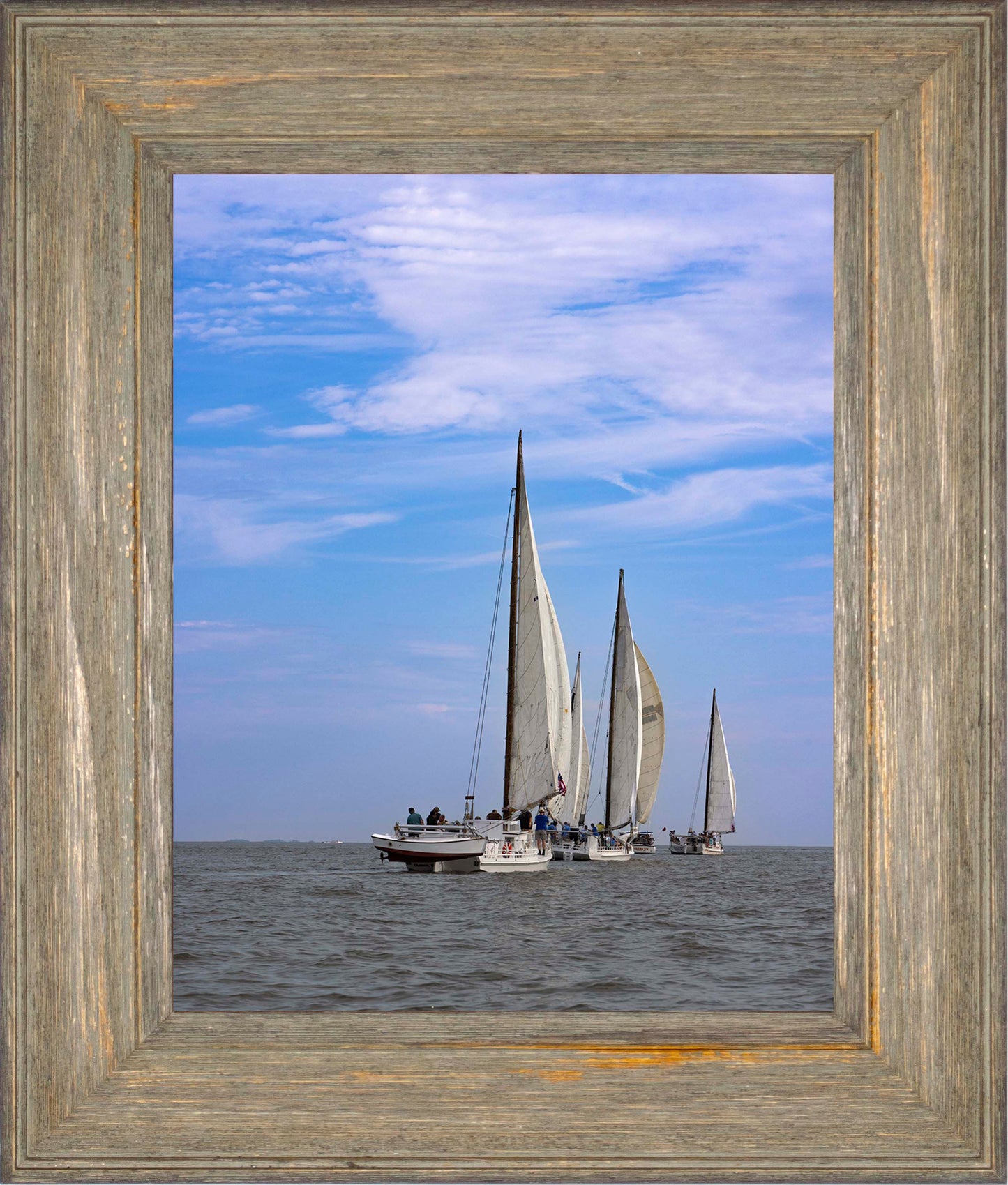 2023 Deal Island Skipjack Races - Committee Boat Run -- Digital Print