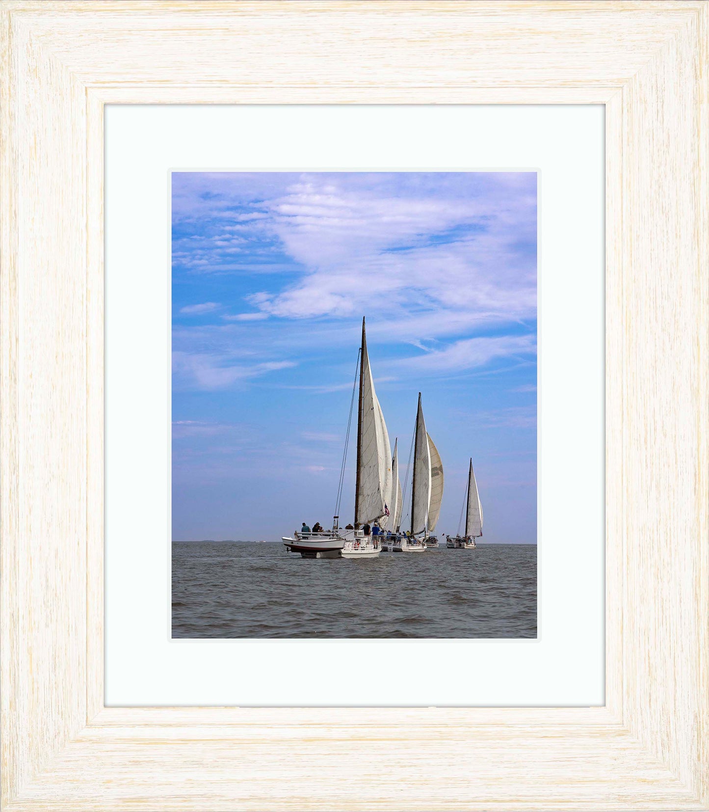 2023 Deal Island Skipjack Races - Committee Boat Run -- Digital Print