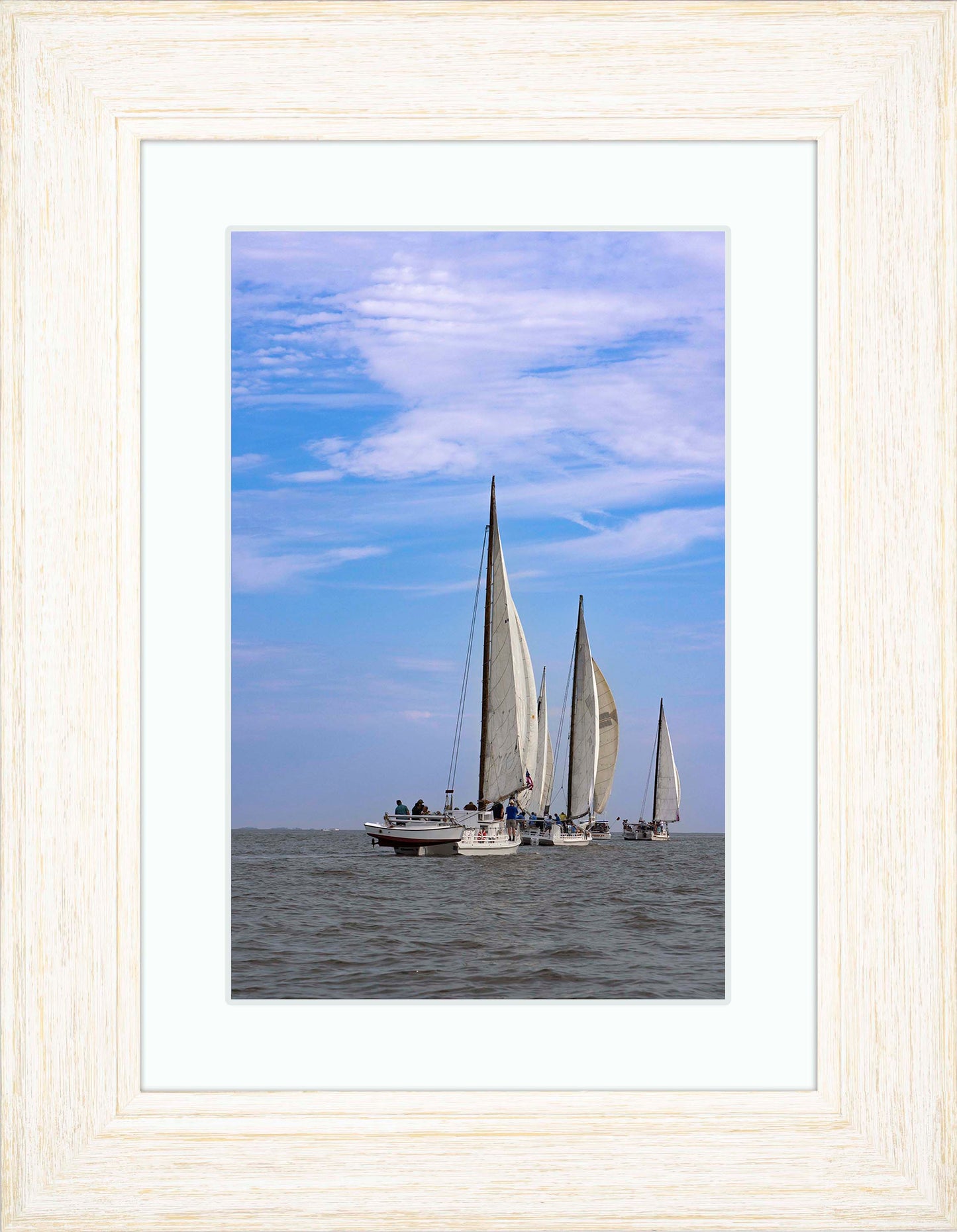2023 Deal Island Skipjack Races - Committee Boat Run -- Digital Print