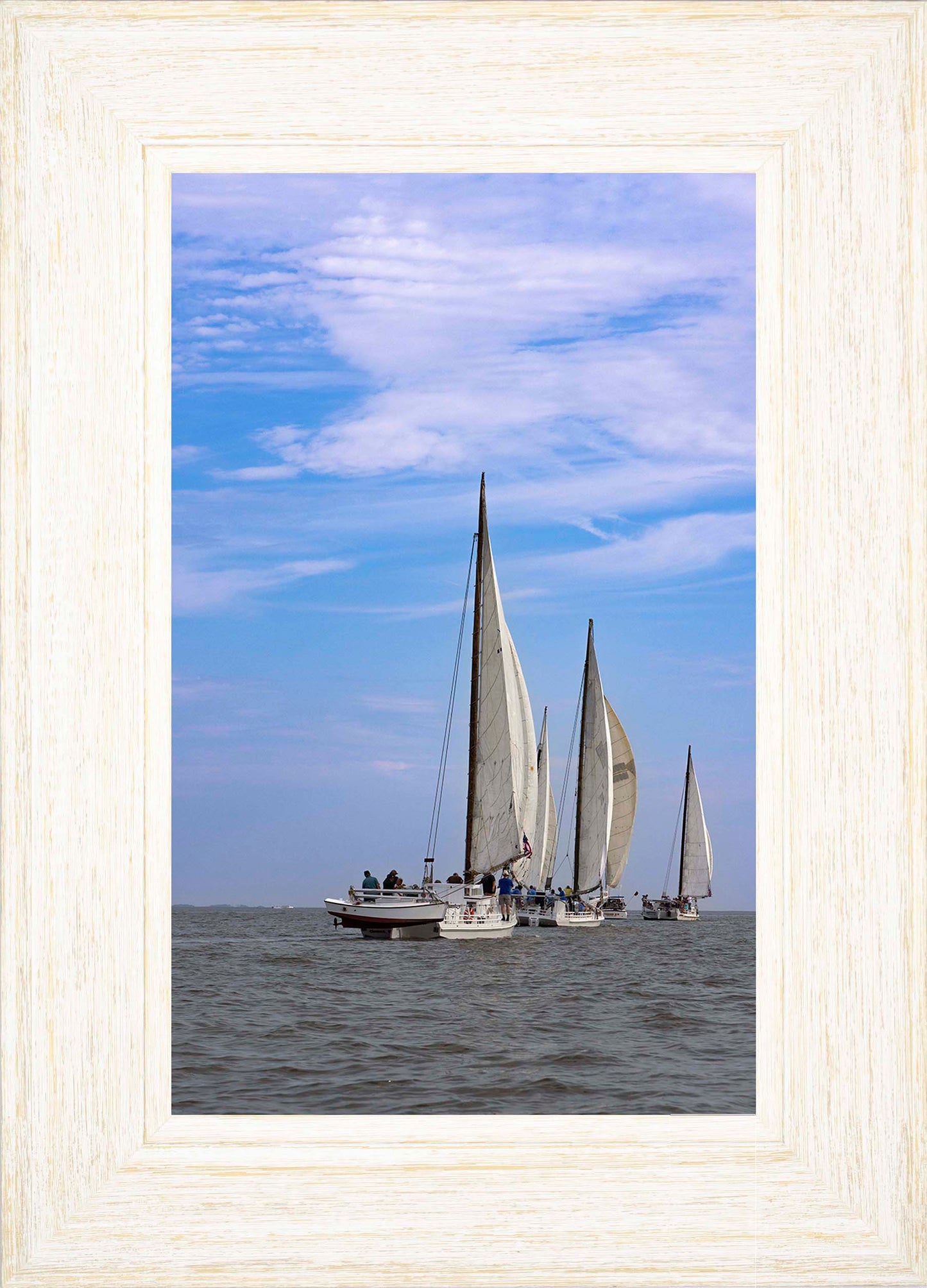 2023 Deal Island Skipjack Races - Committee Boat Run -- Digital Print