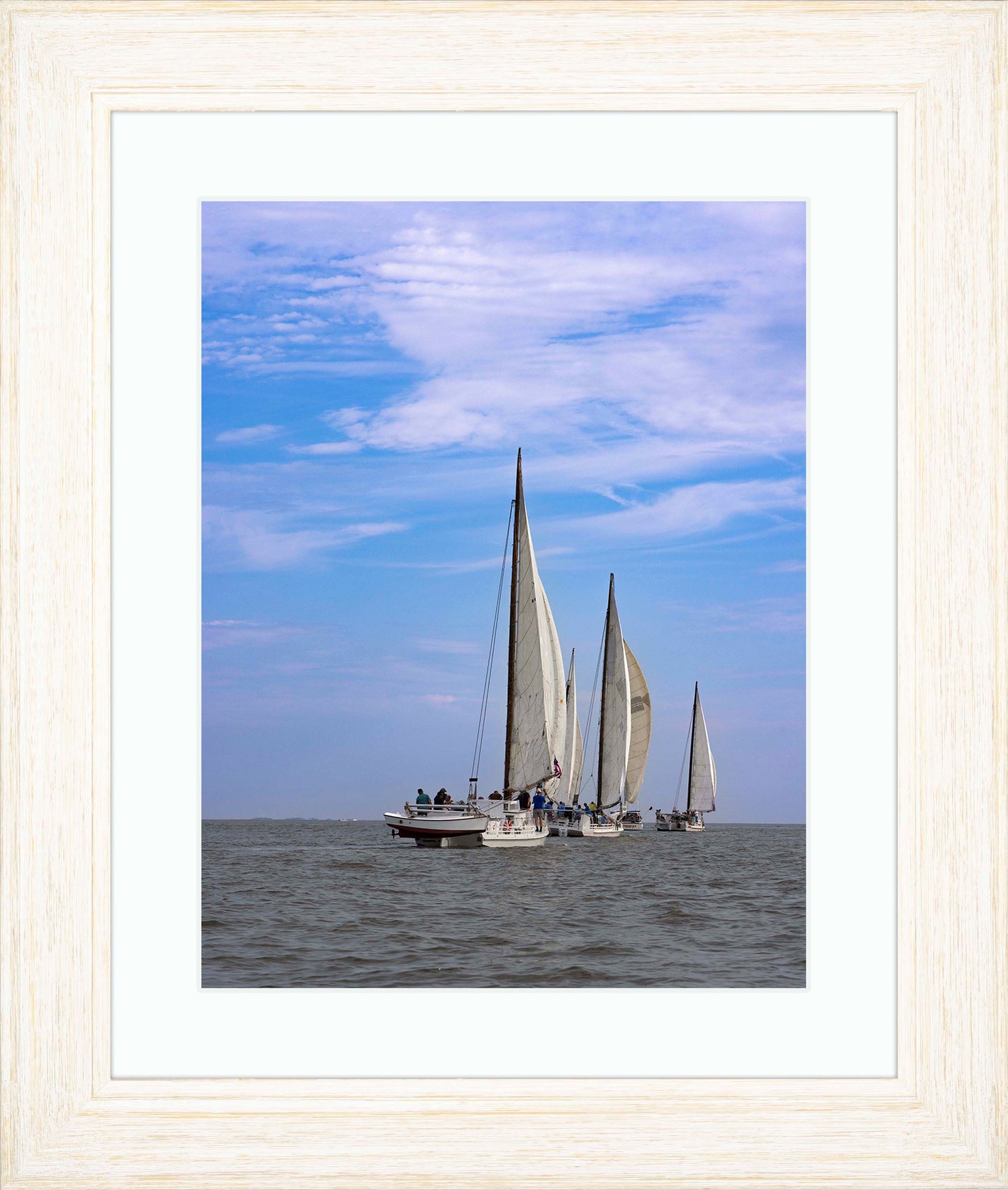 2023 Deal Island Skipjack Races - Committee Boat Run -- Digital Print