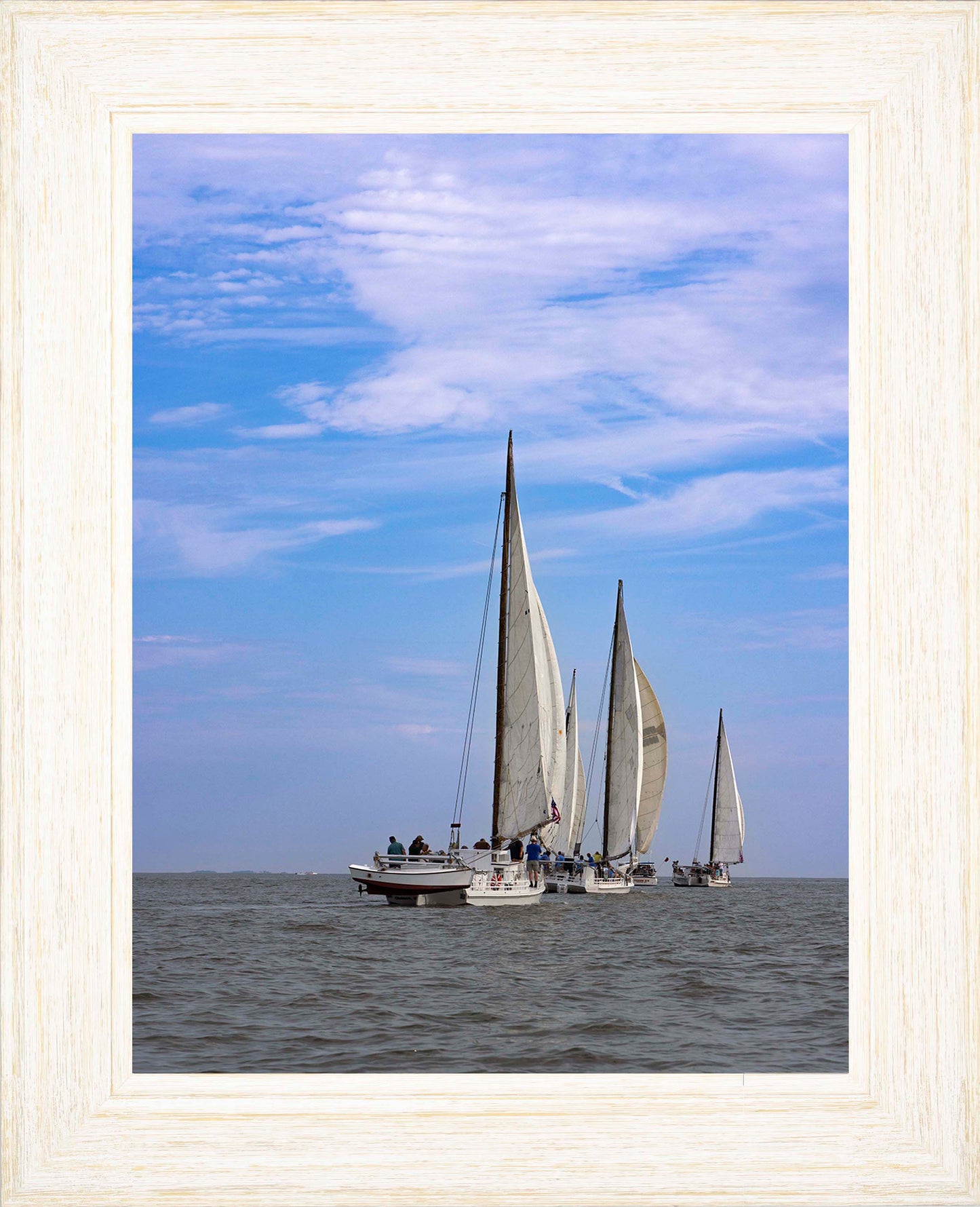 2023 Deal Island Skipjack Races - Committee Boat Run -- Digital Print