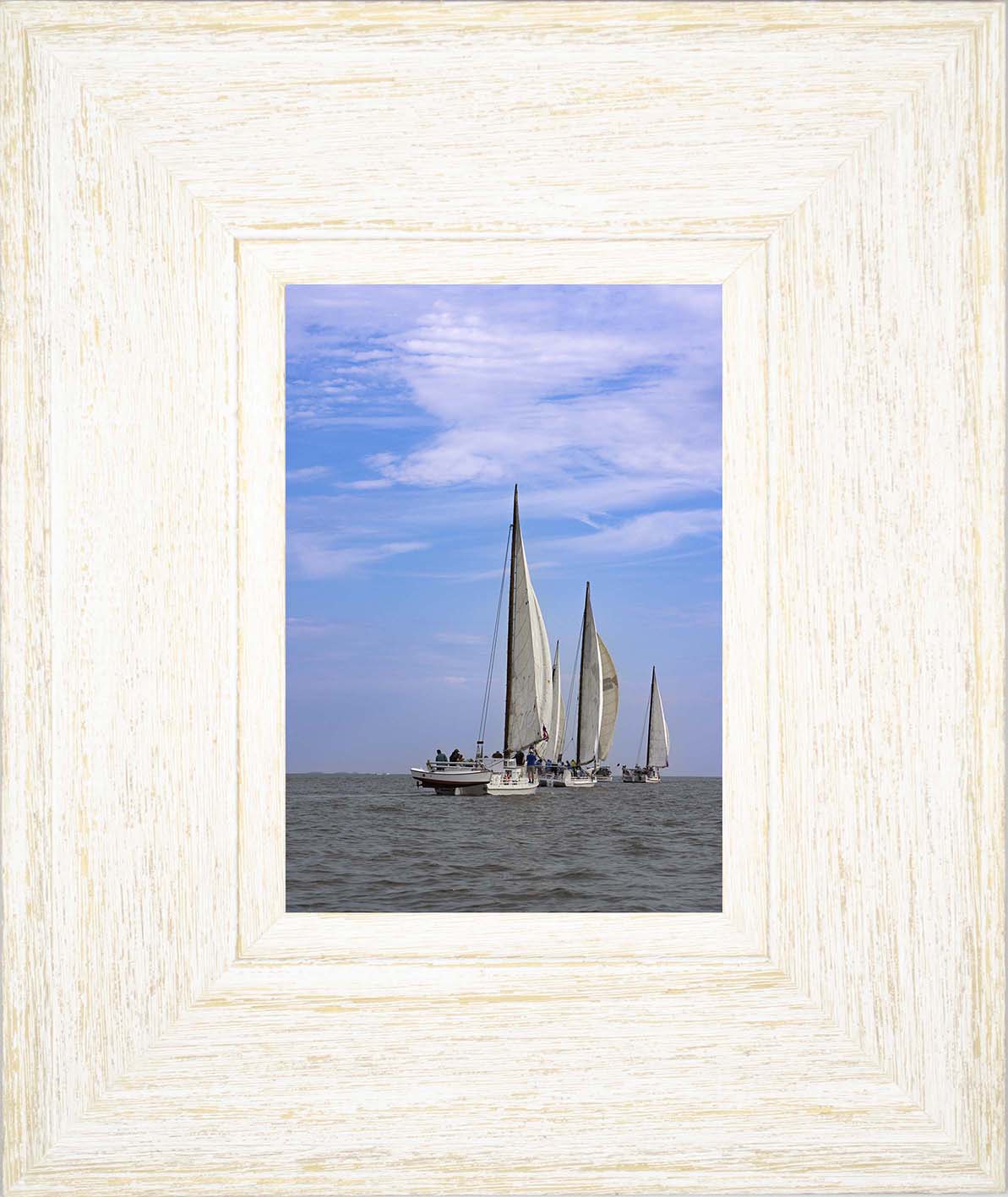 2023 Deal Island Skipjack Races - Committee Boat Run -- Digital Print