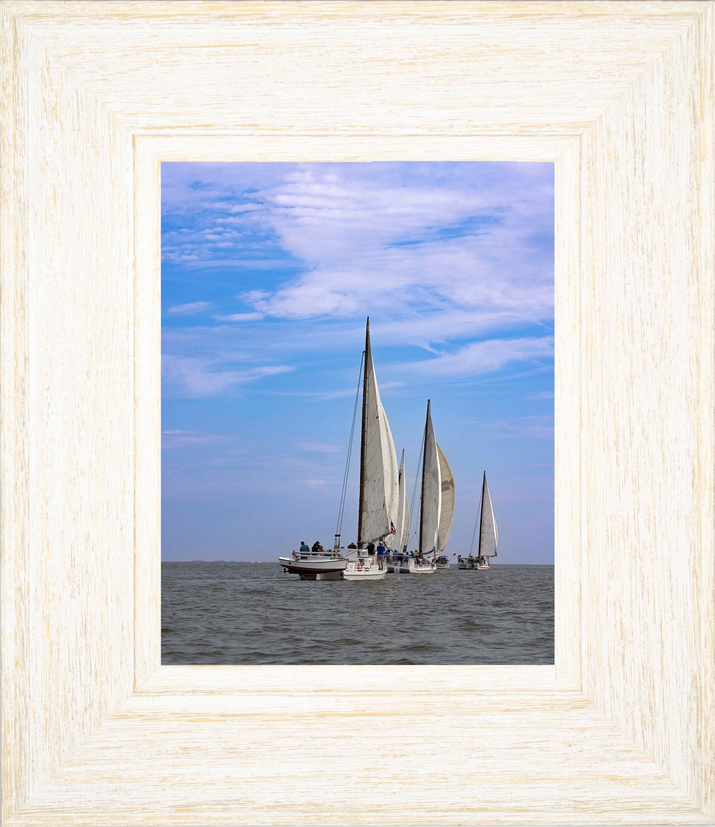 2023 Deal Island Skipjack Races - Committee Boat Run -- Digital Print