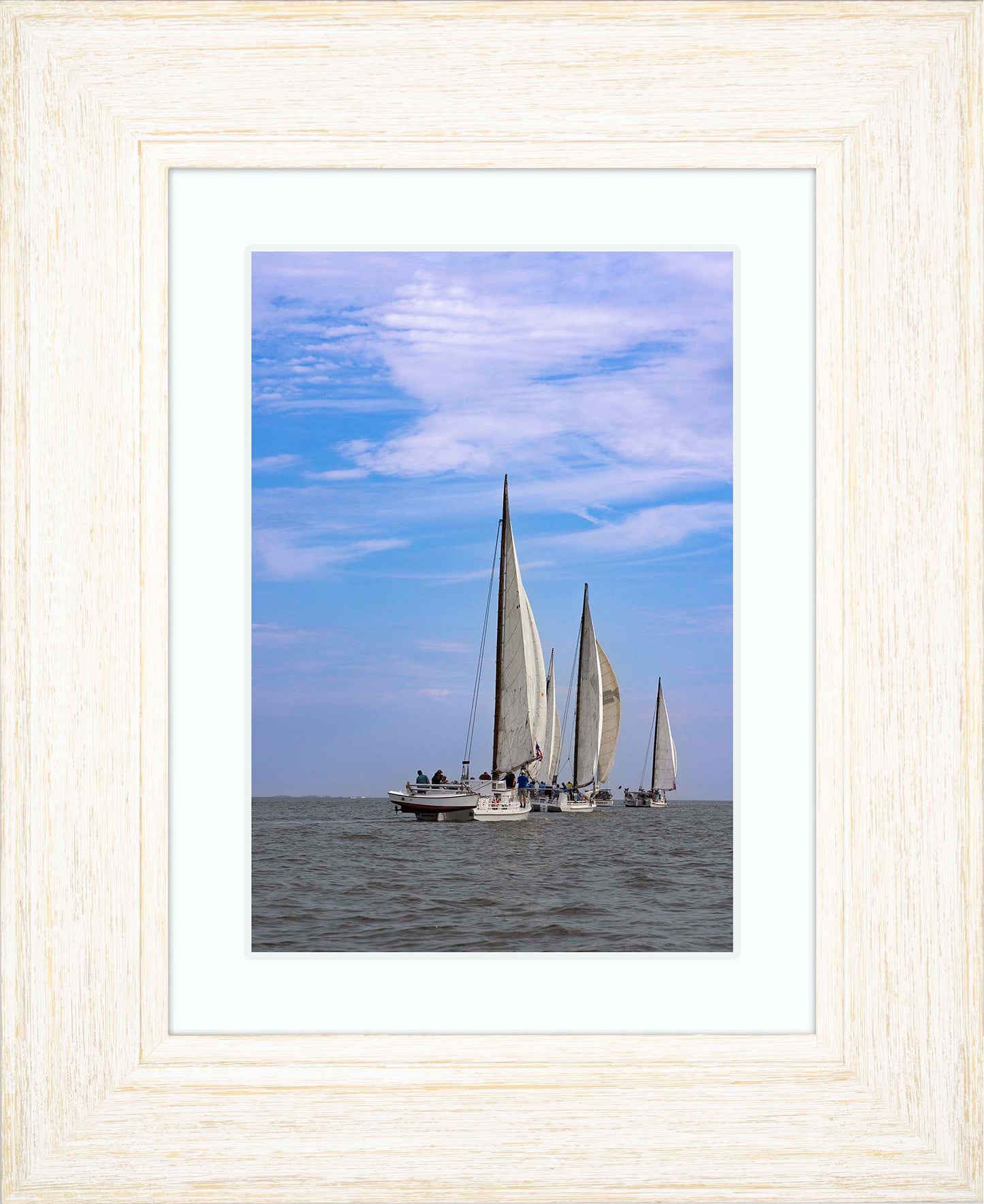 2023 Deal Island Skipjack Races - Committee Boat Run -- Digital Print