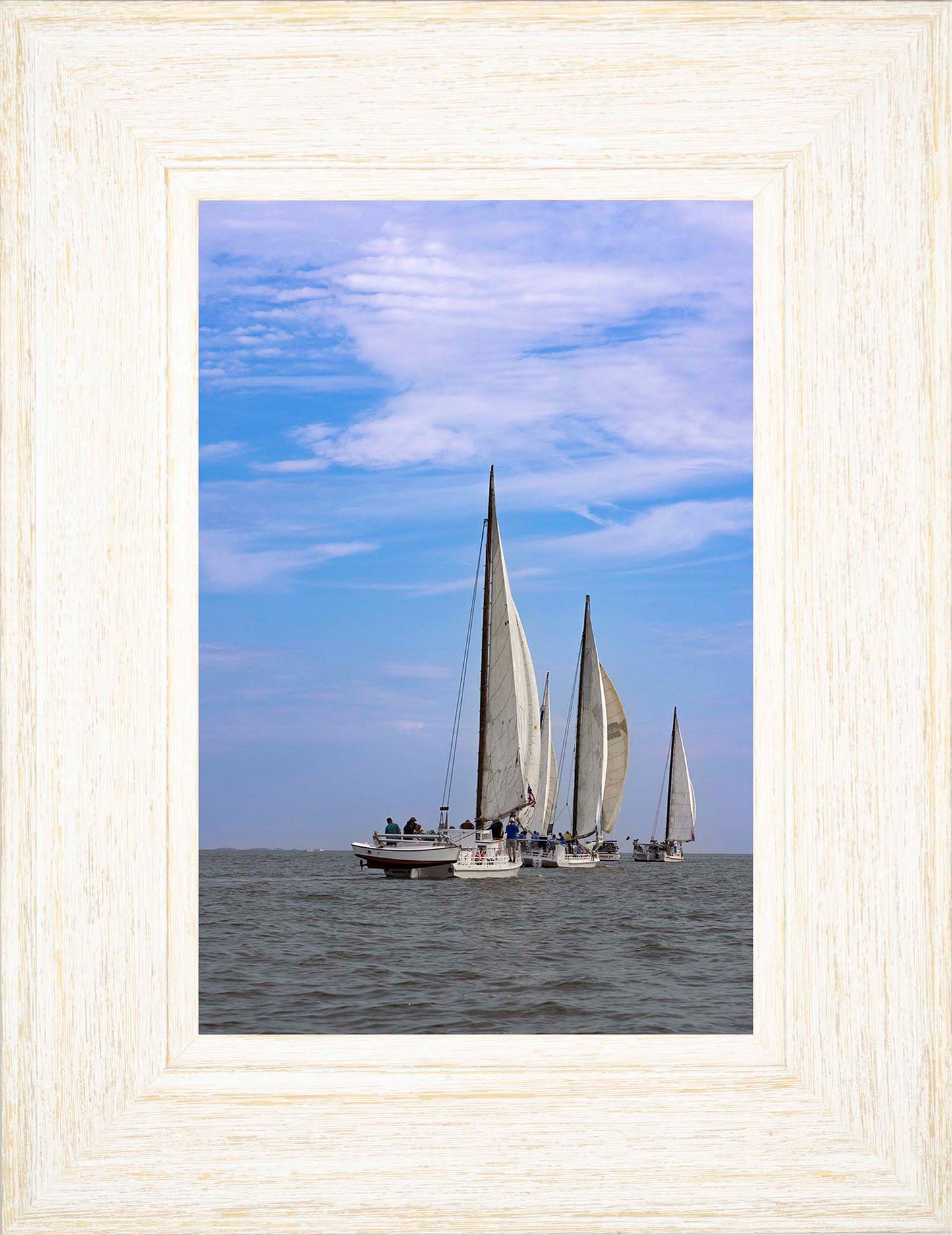 2023 Deal Island Skipjack Races - Committee Boat Run -- Digital Print