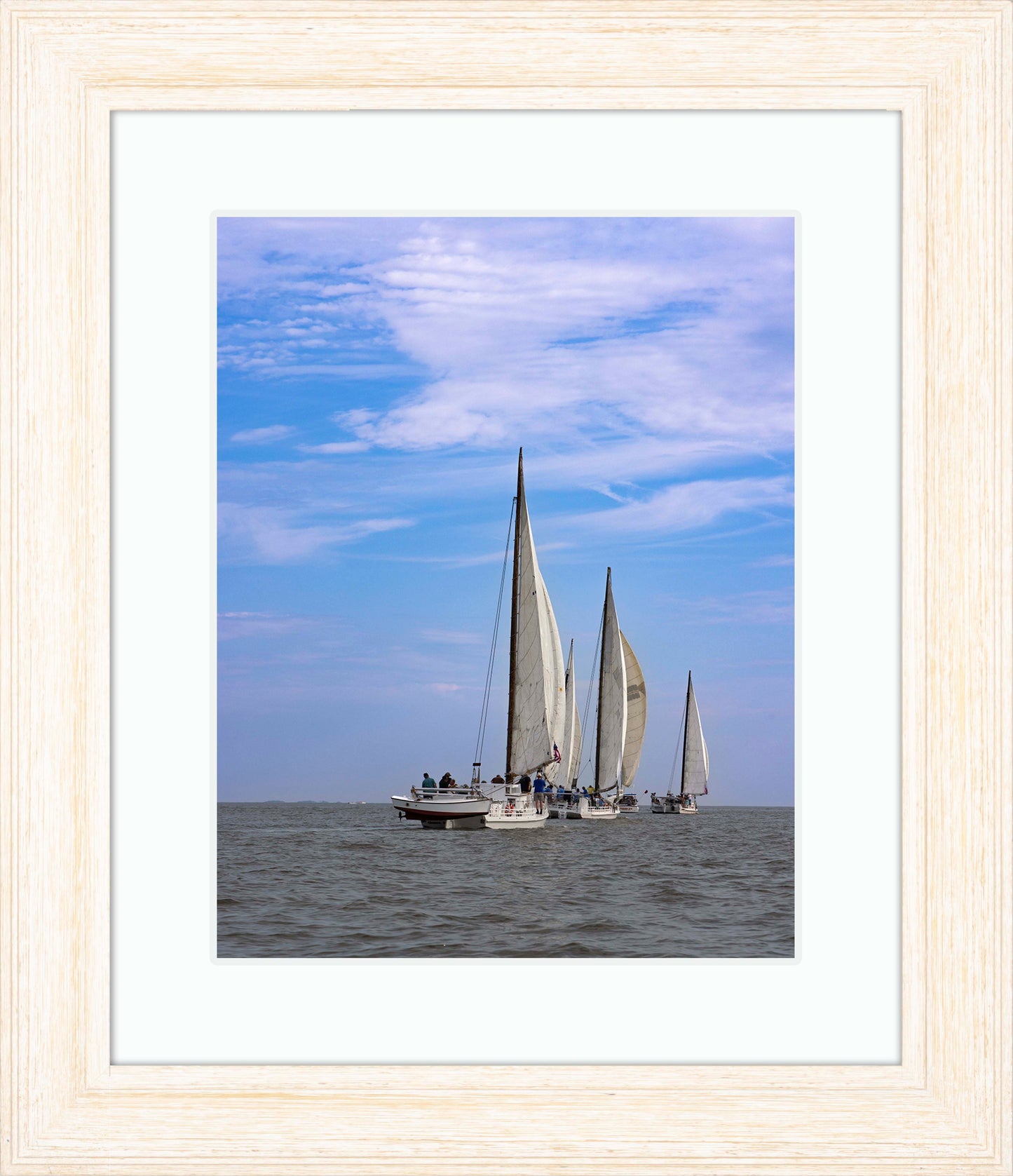 2023 Deal Island Skipjack Races - Committee Boat Run -- Digital Print