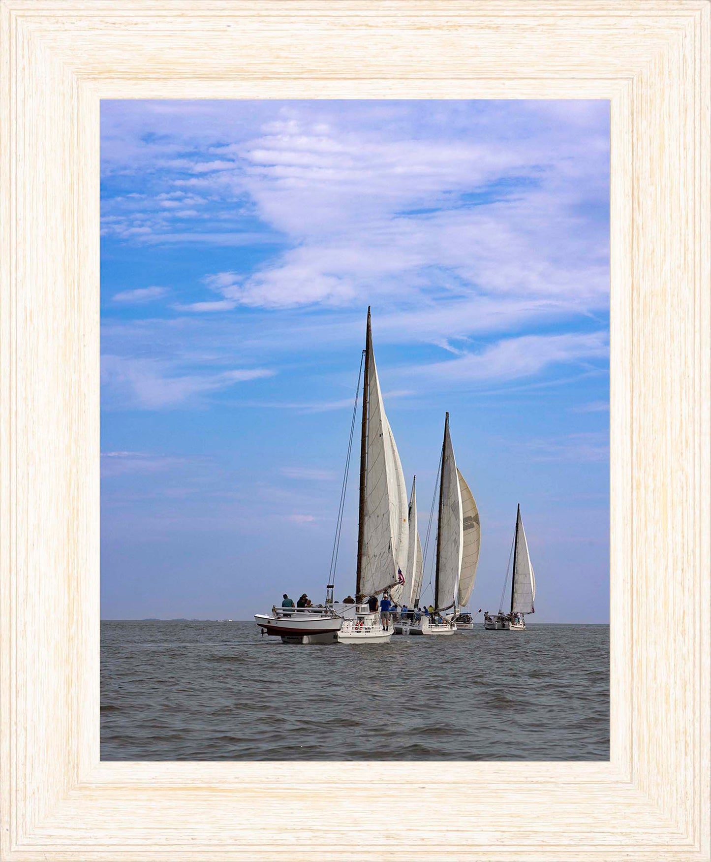 2023 Deal Island Skipjack Races - Committee Boat Run -- Digital Print