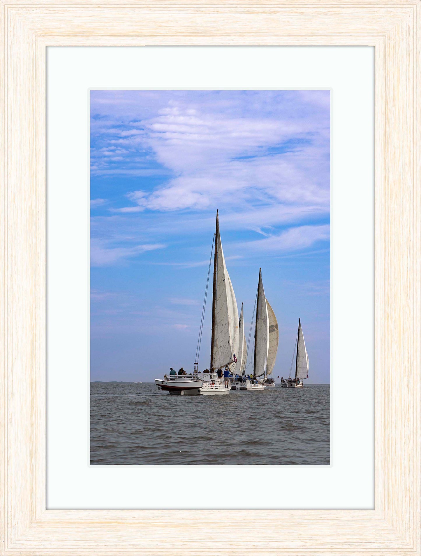 2023 Deal Island Skipjack Races - Committee Boat Run -- Digital Print