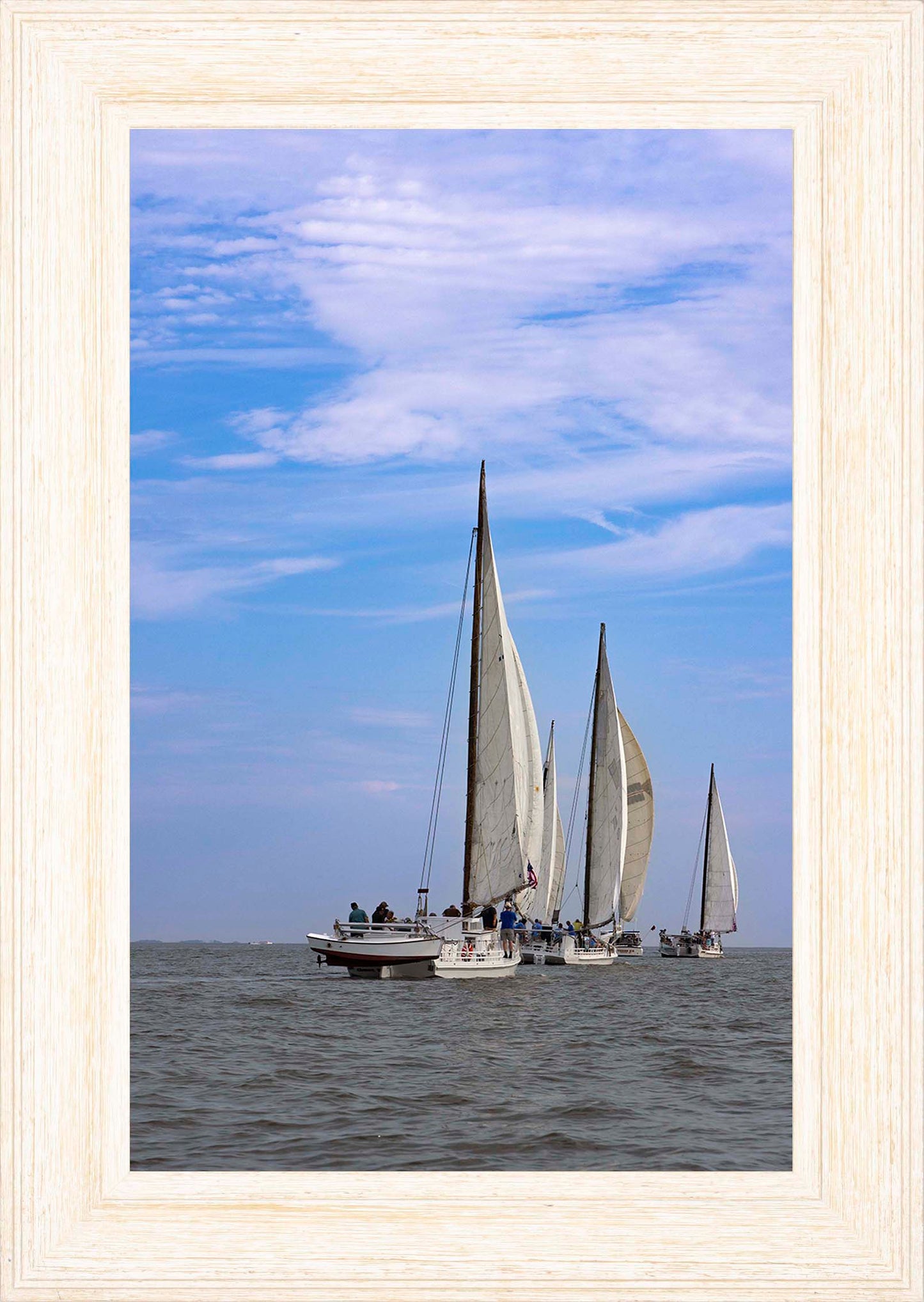 2023 Deal Island Skipjack Races - Committee Boat Run -- Digital Print