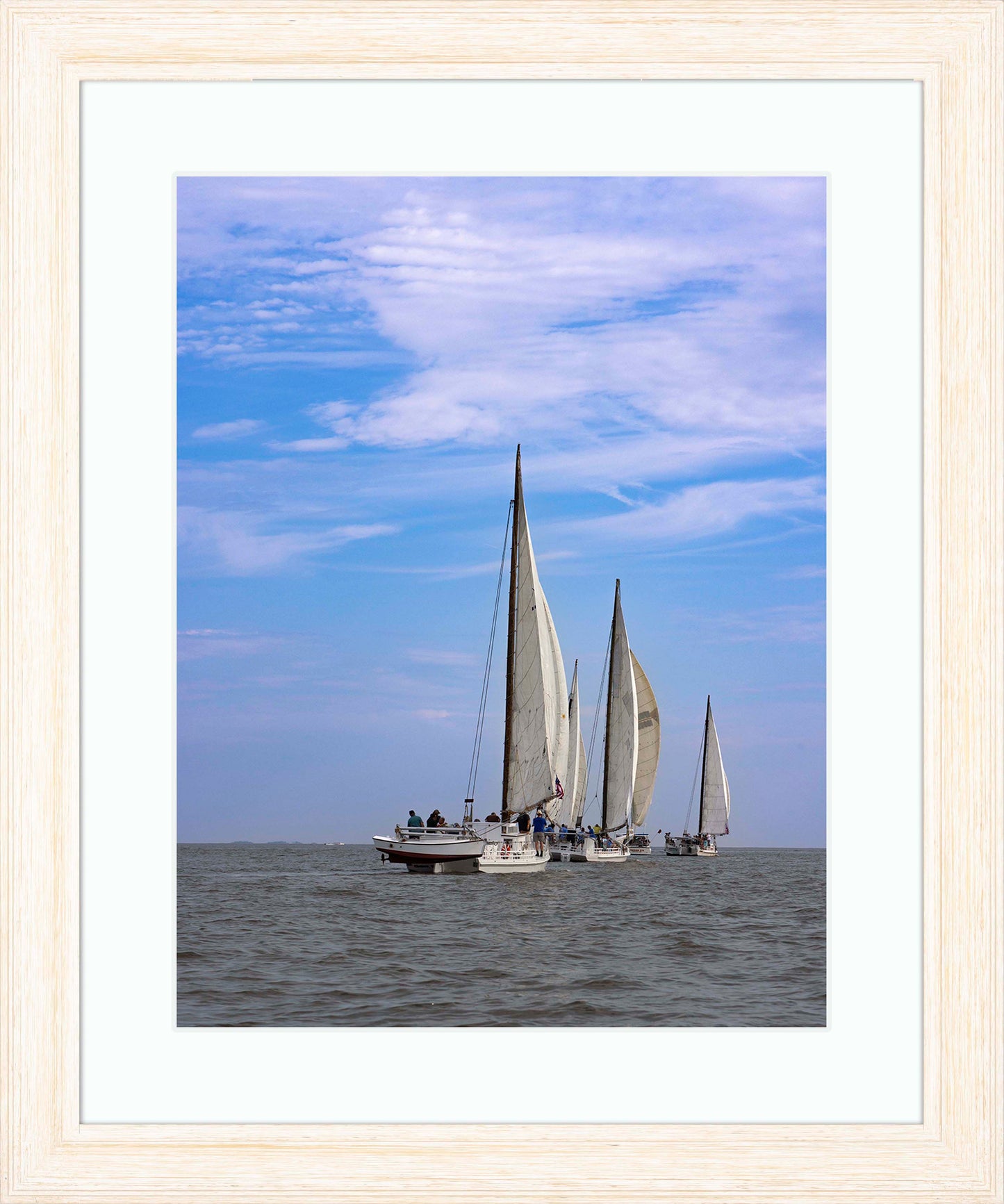 2023 Deal Island Skipjack Races - Committee Boat Run -- Digital Print