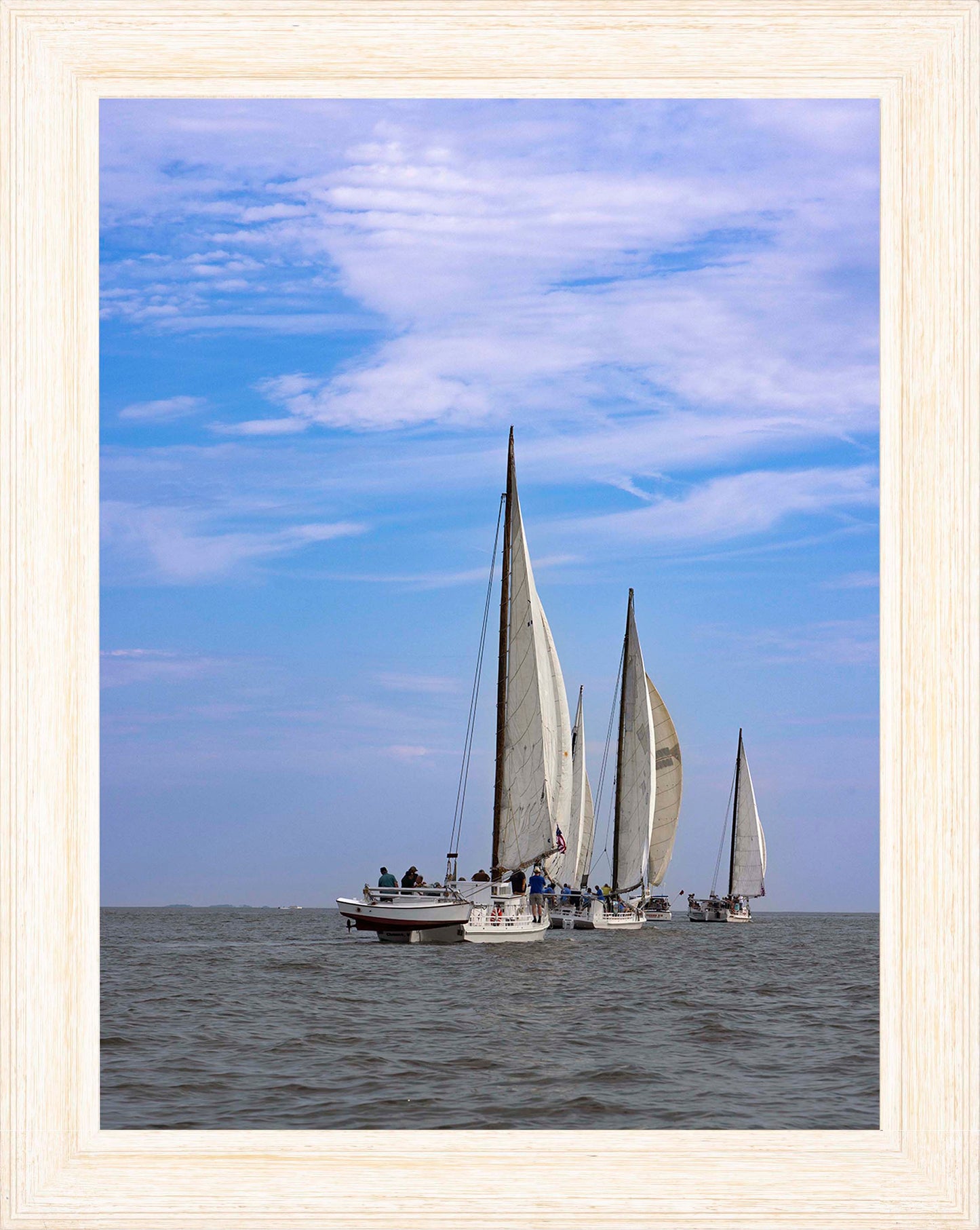 2023 Deal Island Skipjack Races - Committee Boat Run -- Digital Print