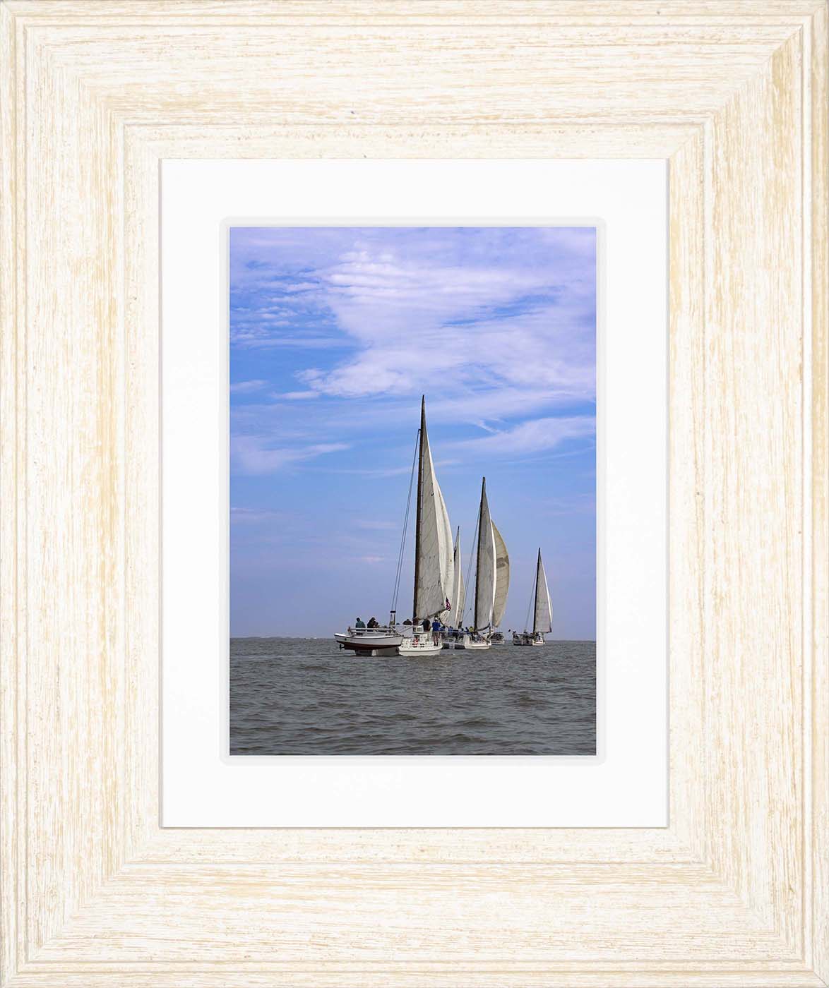 2023 Deal Island Skipjack Races - Committee Boat Run -- Digital Print