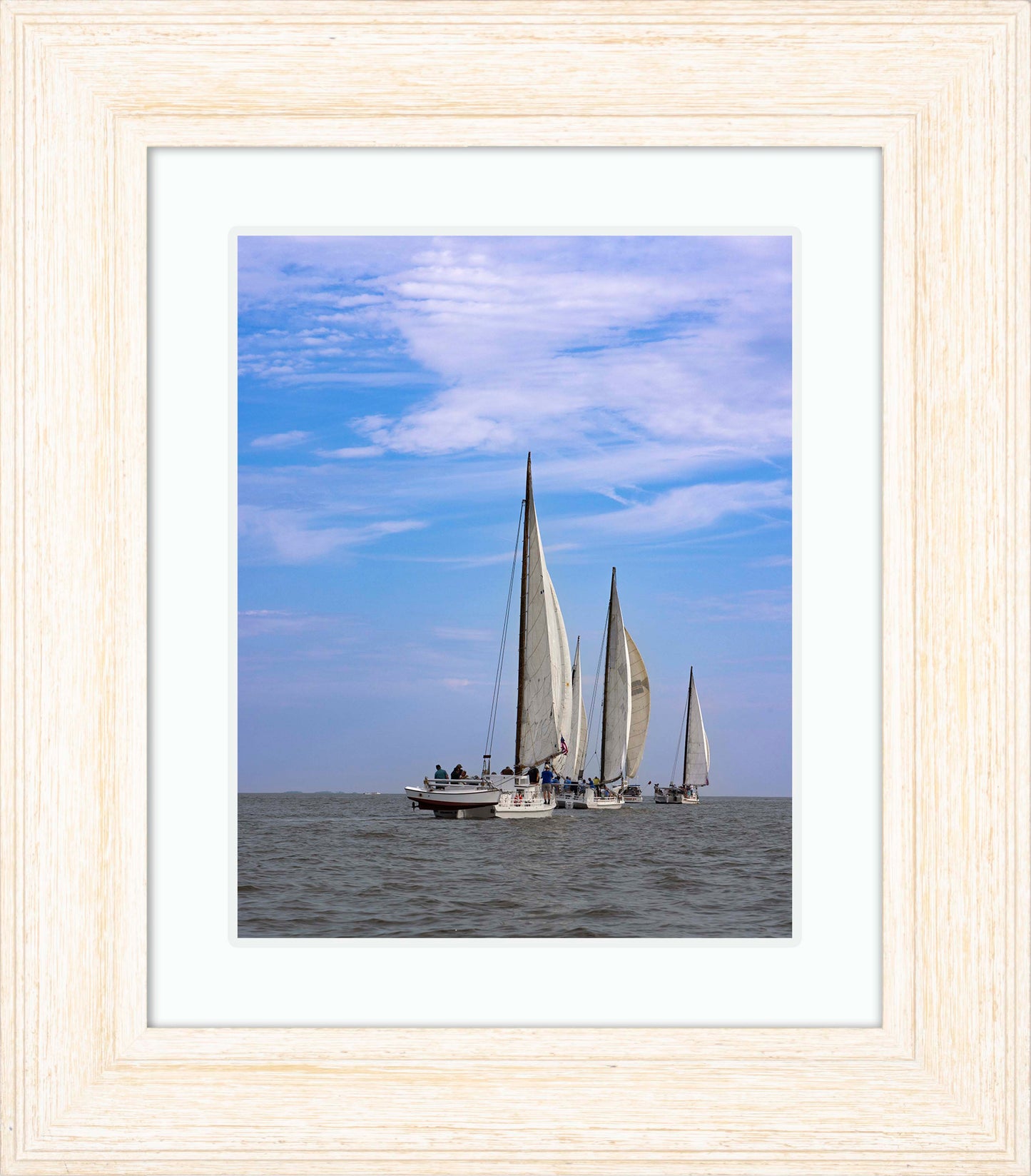 2023 Deal Island Skipjack Races - Committee Boat Run -- Digital Print