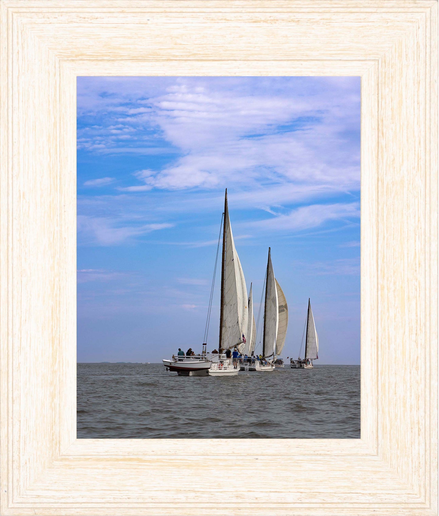 2023 Deal Island Skipjack Races - Committee Boat Run -- Digital Print