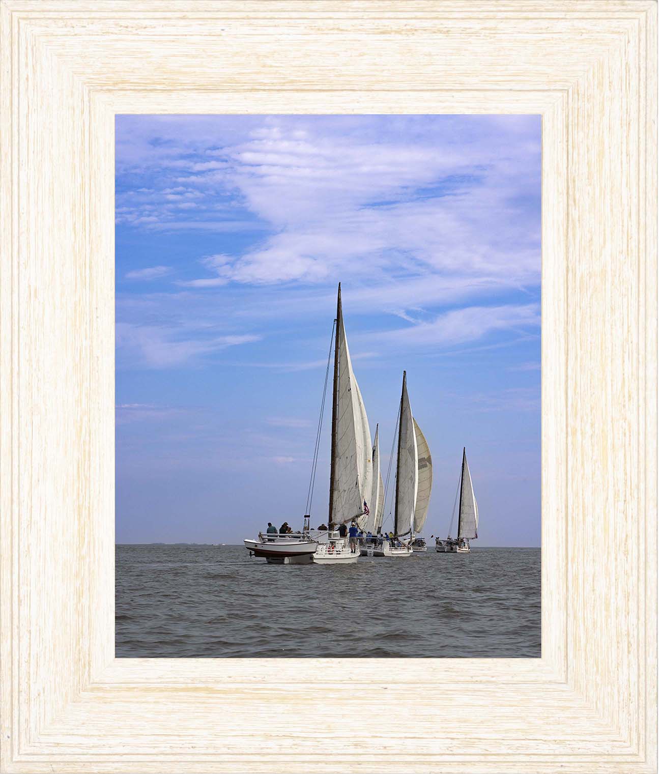 2023 Deal Island Skipjack Races - Committee Boat Run -- Digital Print