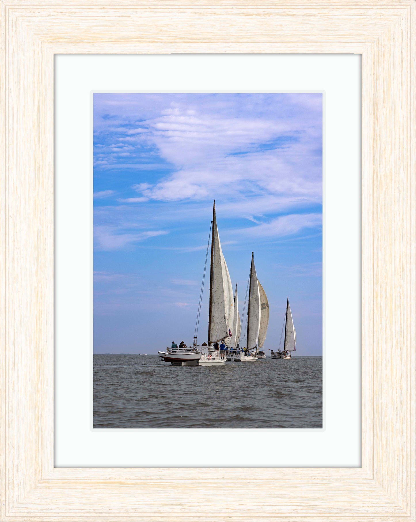 2023 Deal Island Skipjack Races - Committee Boat Run -- Digital Print