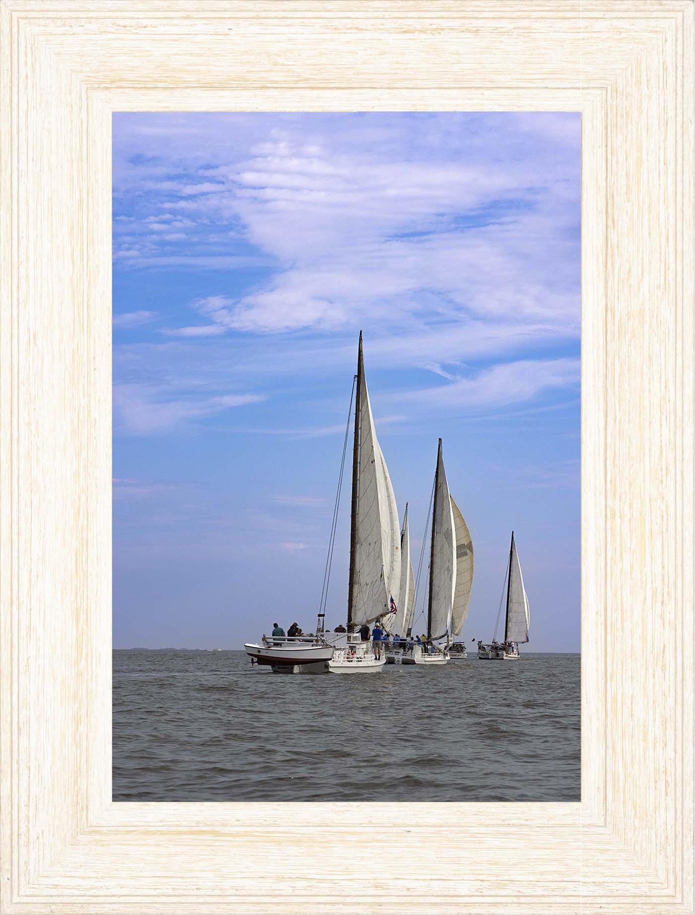 2023 Deal Island Skipjack Races - Committee Boat Run -- Digital Print