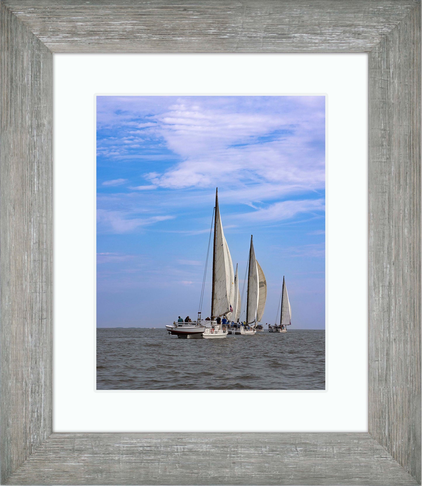 2023 Deal Island Skipjack Races - Committee Boat Run -- Digital Print