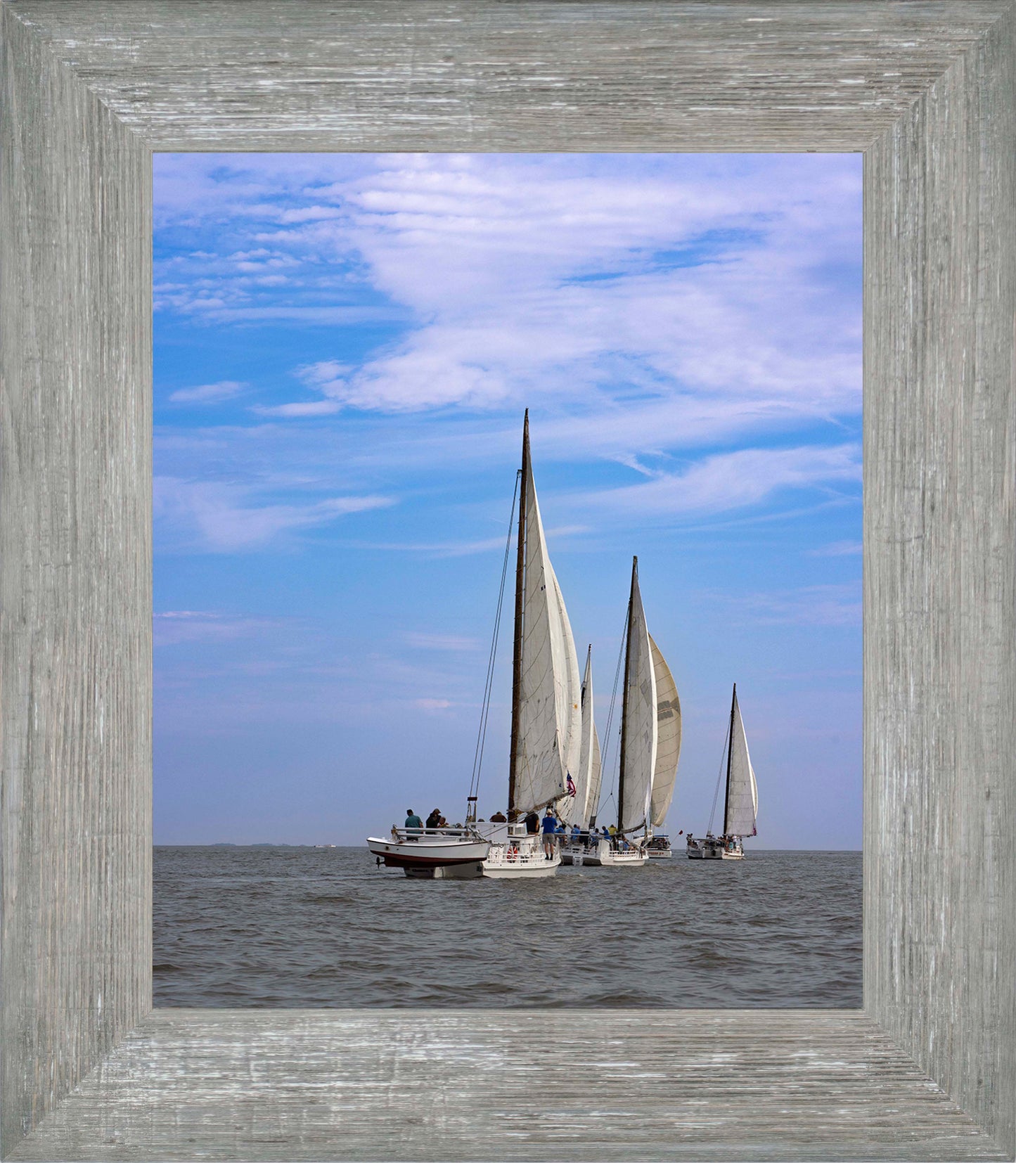 2023 Deal Island Skipjack Races - Committee Boat Run -- Digital Print