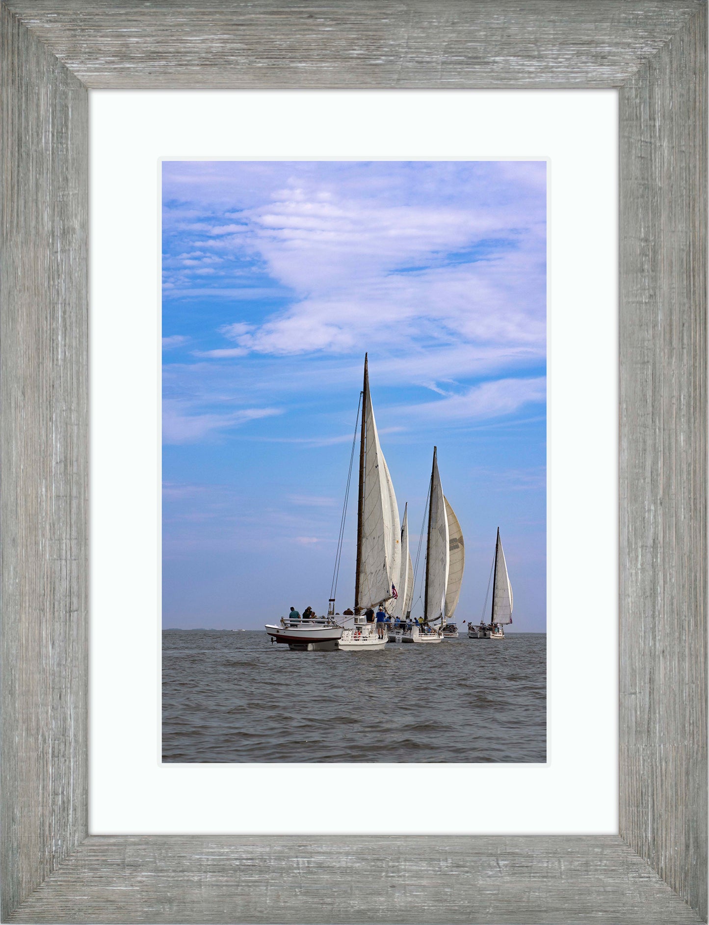 2023 Deal Island Skipjack Races - Committee Boat Run -- Digital Print