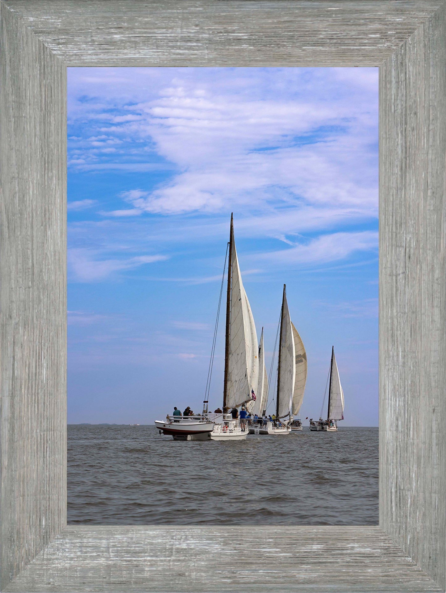 2023 Deal Island Skipjack Races - Committee Boat Run -- Digital Print