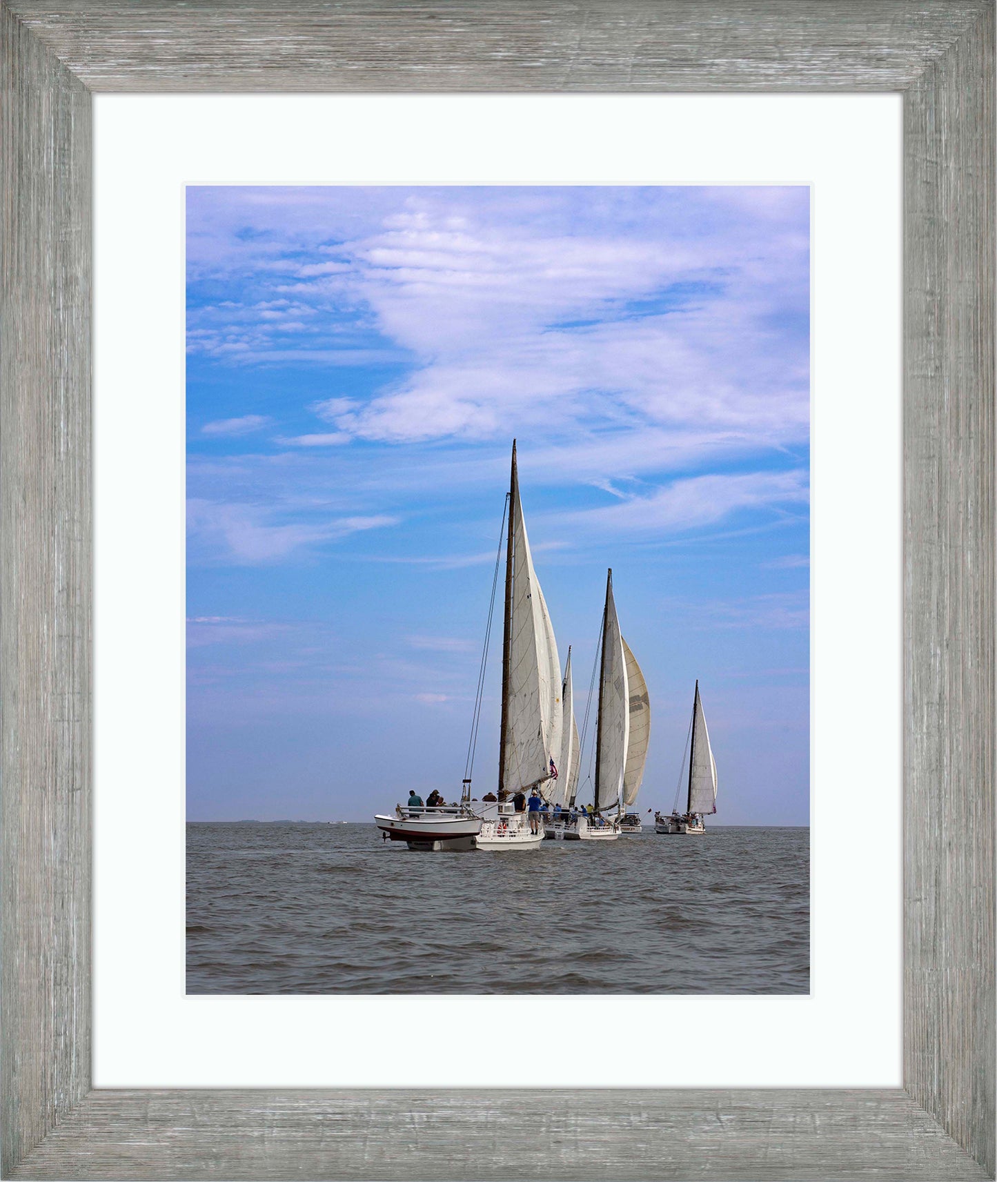 2023 Deal Island Skipjack Races - Committee Boat Run -- Digital Print