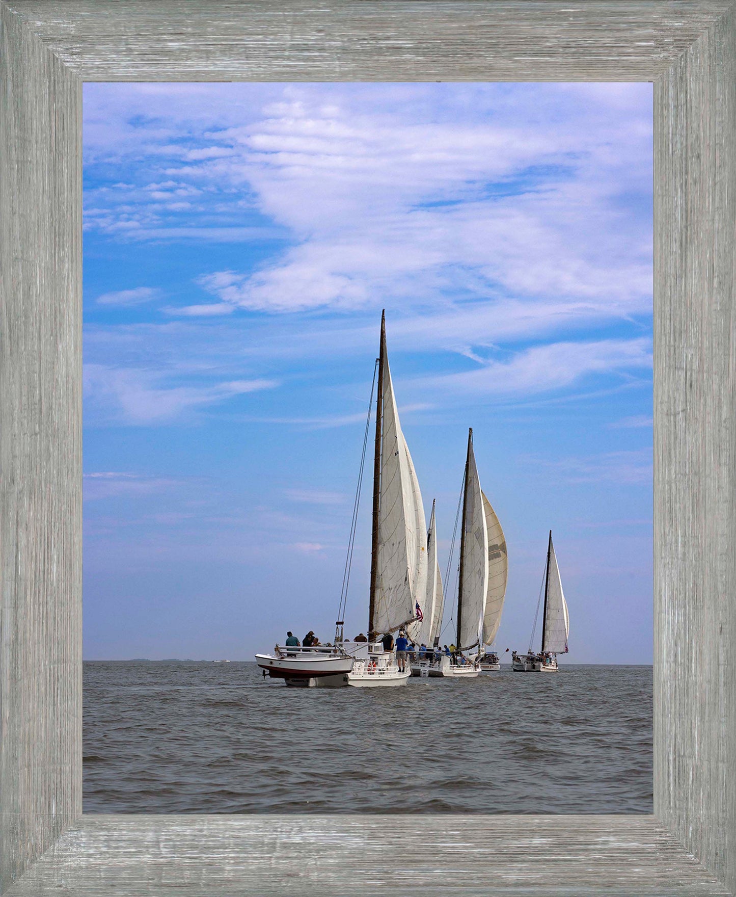 2023 Deal Island Skipjack Races - Committee Boat Run -- Digital Print