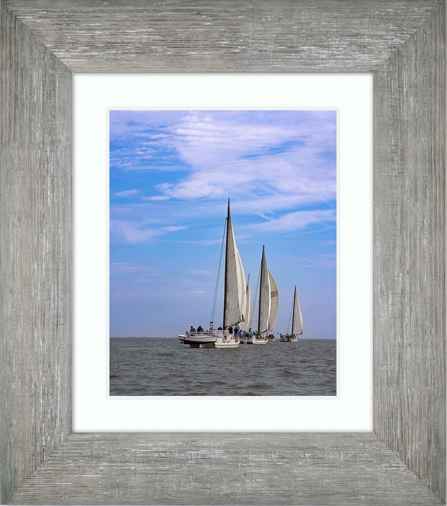 2023 Deal Island Skipjack Races - Committee Boat Run -- Digital Print
